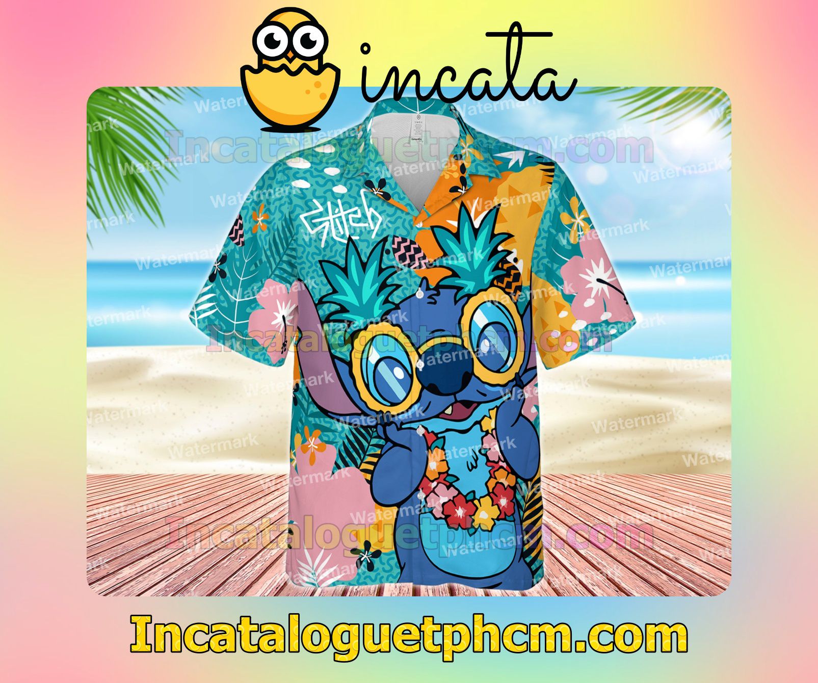 Stitch Aloha Outfit, Mickey Mouse Beach Shirt