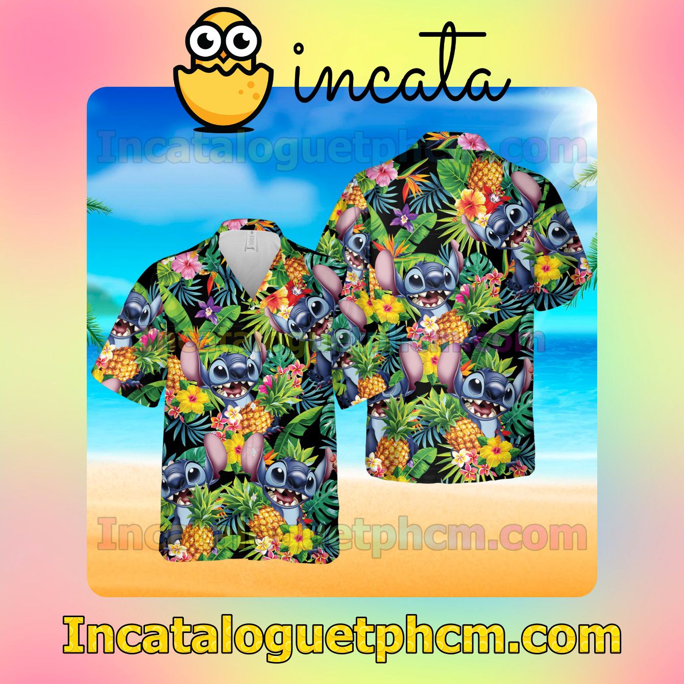 Stitch Disney Beach Shirt