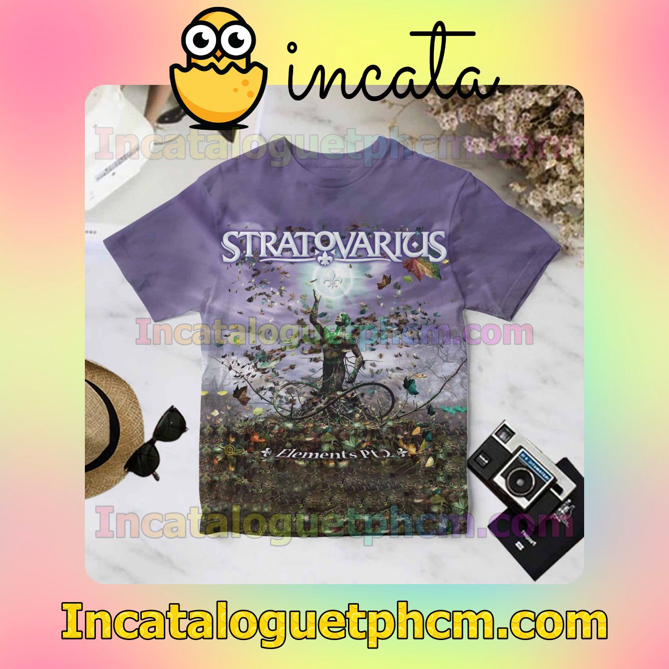 Stratovarius Elements Pt. 2 Album Cover For Fan Shirt