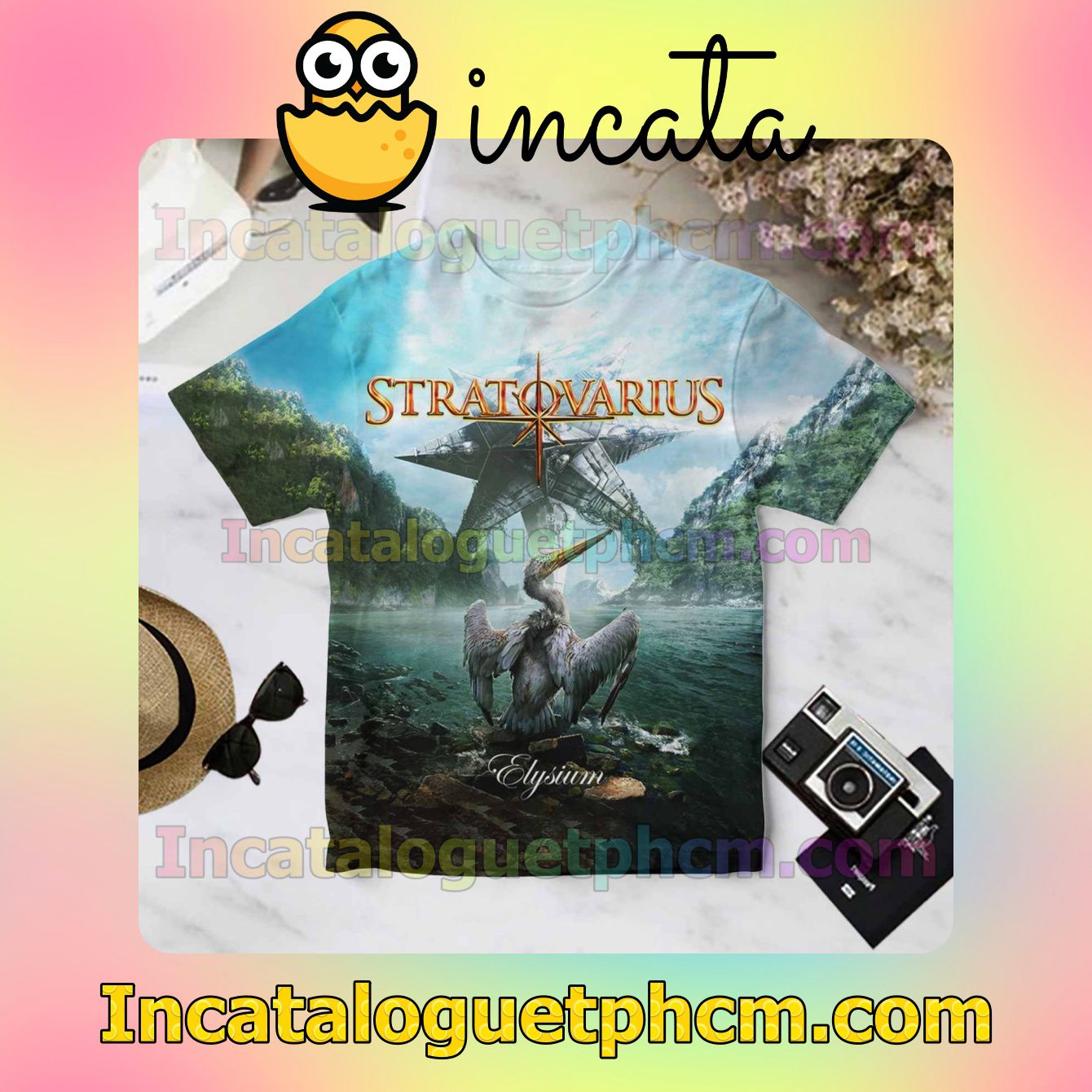 Stratovarius Elysium Album Cover For Fan Shirt