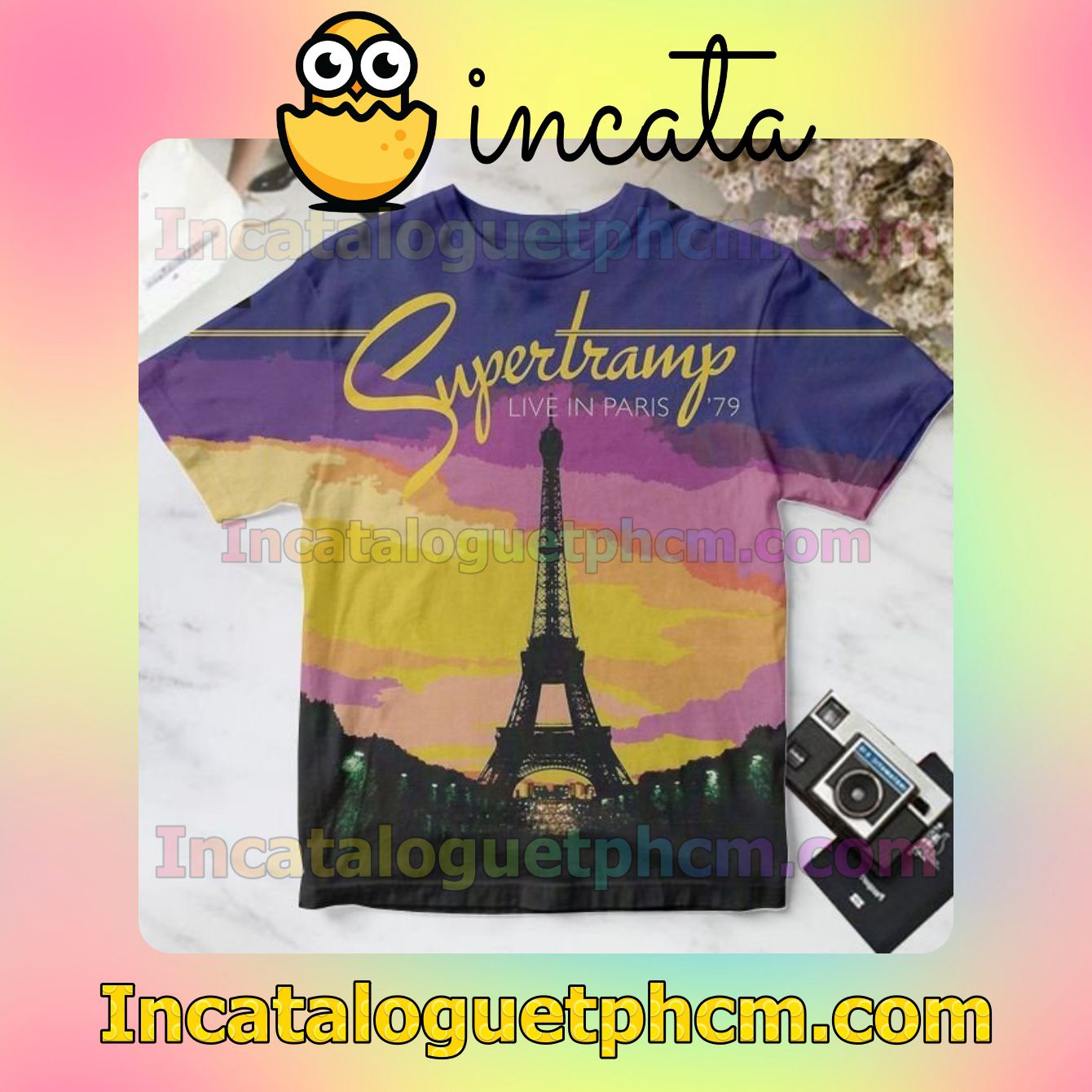 Supertramp Live In Paris '79 Album Cover Personalized Shirt