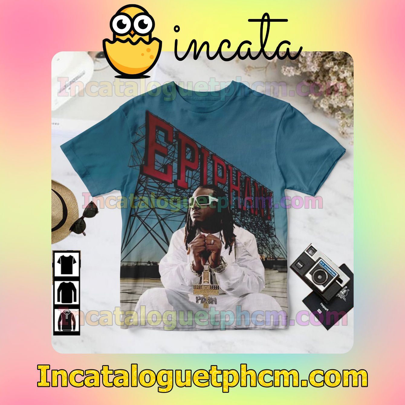 T-pain Epiphany Album Cover For Fan Shirt