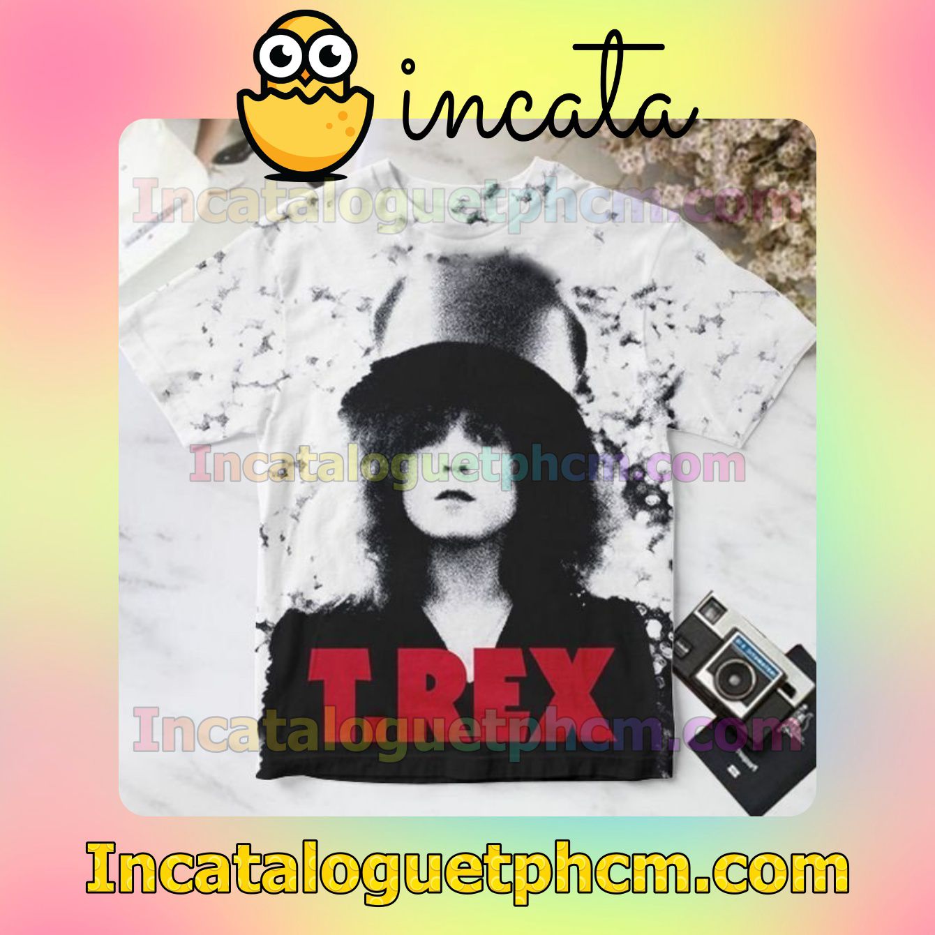 T. Rex The Slider Album Cover For Fan Personalized T-Shirt