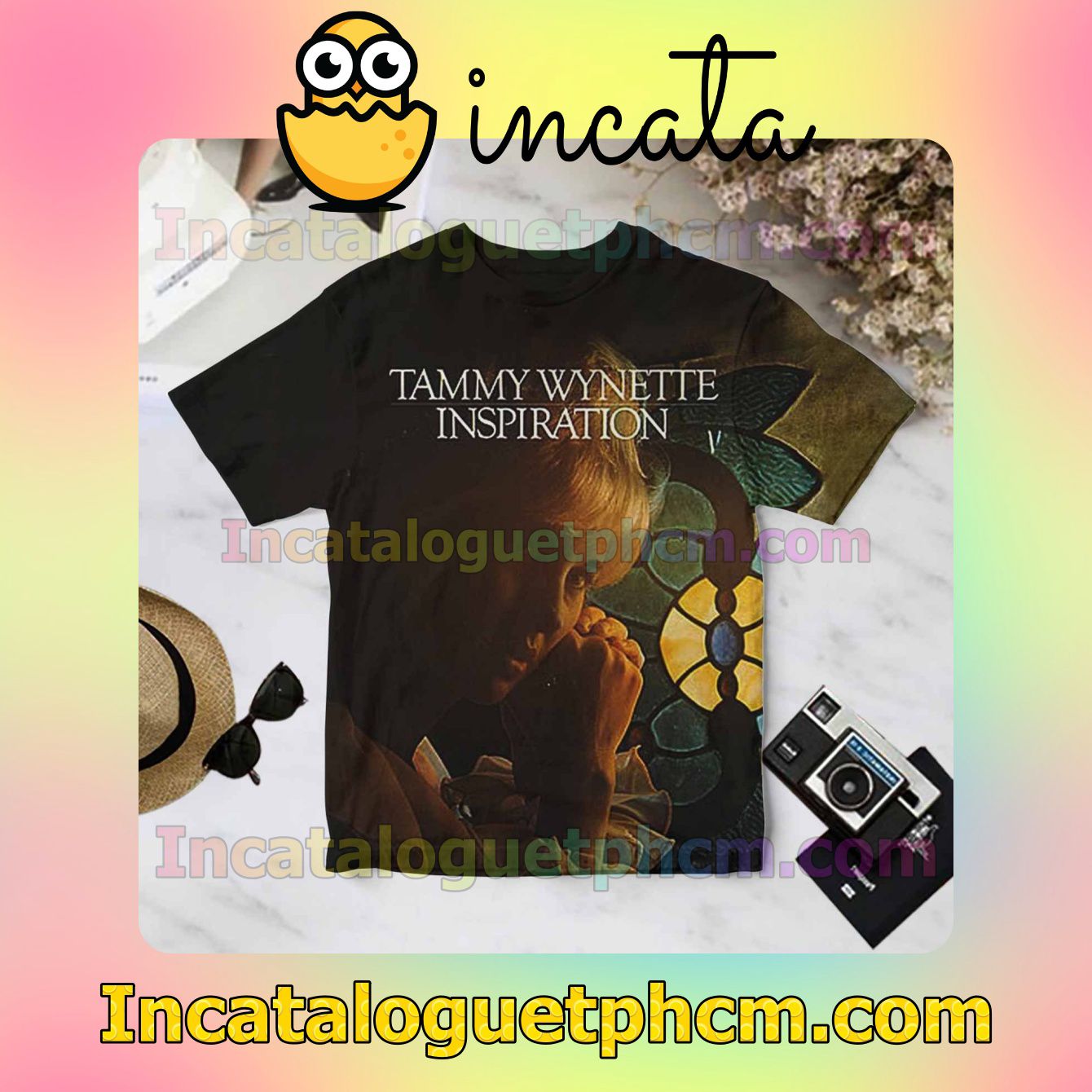 Tammy Wynette Inspiration Album Cover For Fan Shirt
