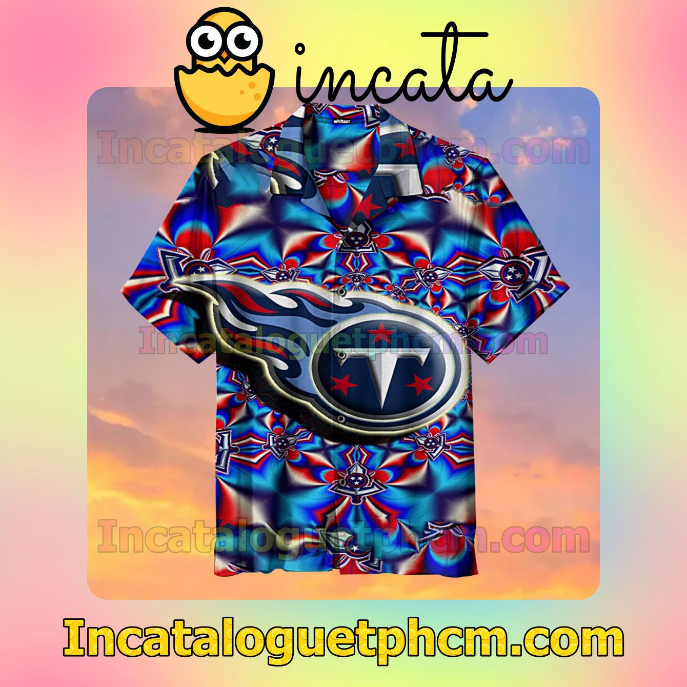 Tennessee Titans Gift For Fan Colorful Vacation Shirt