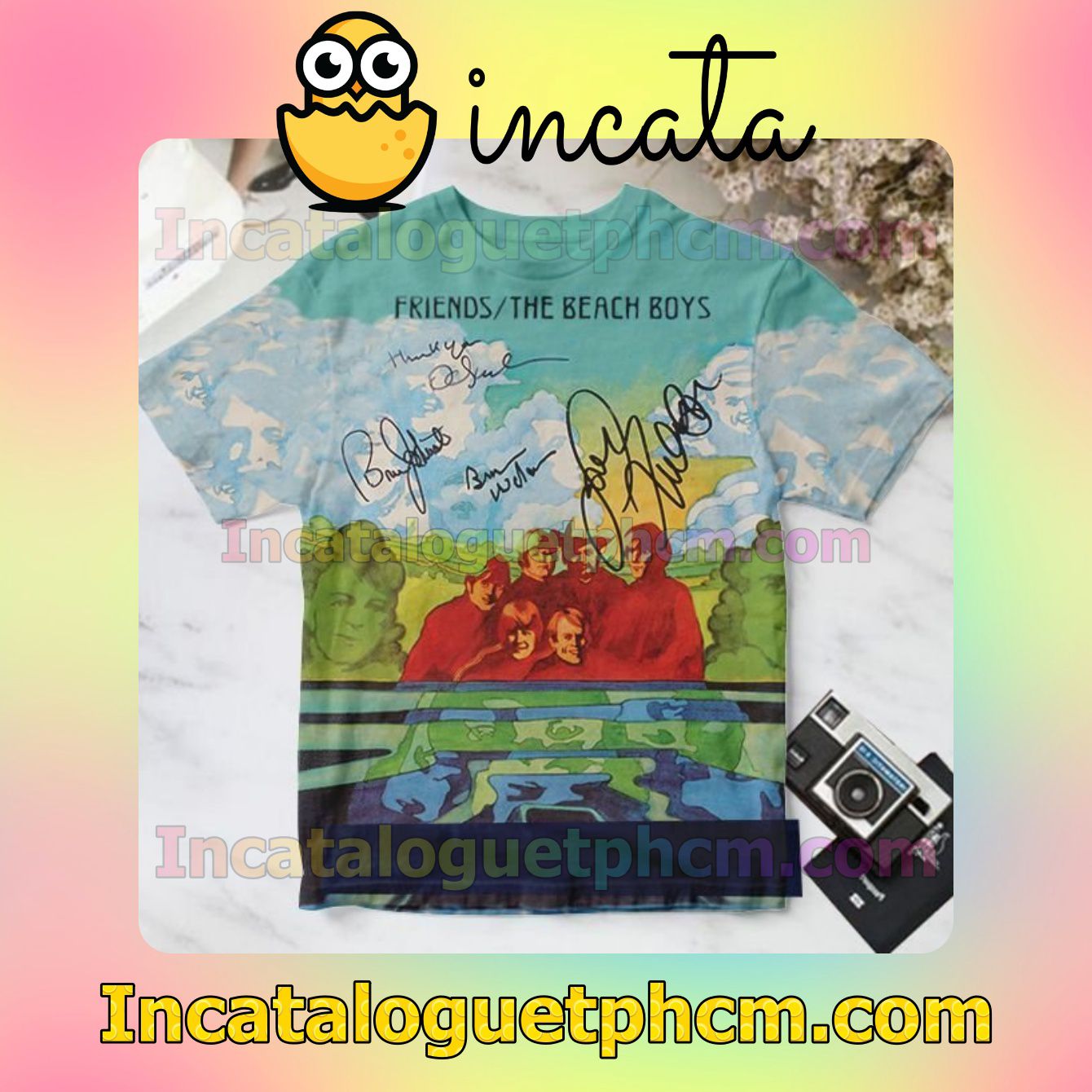 The Beach Boys Friends Signatures Personalized Shirt