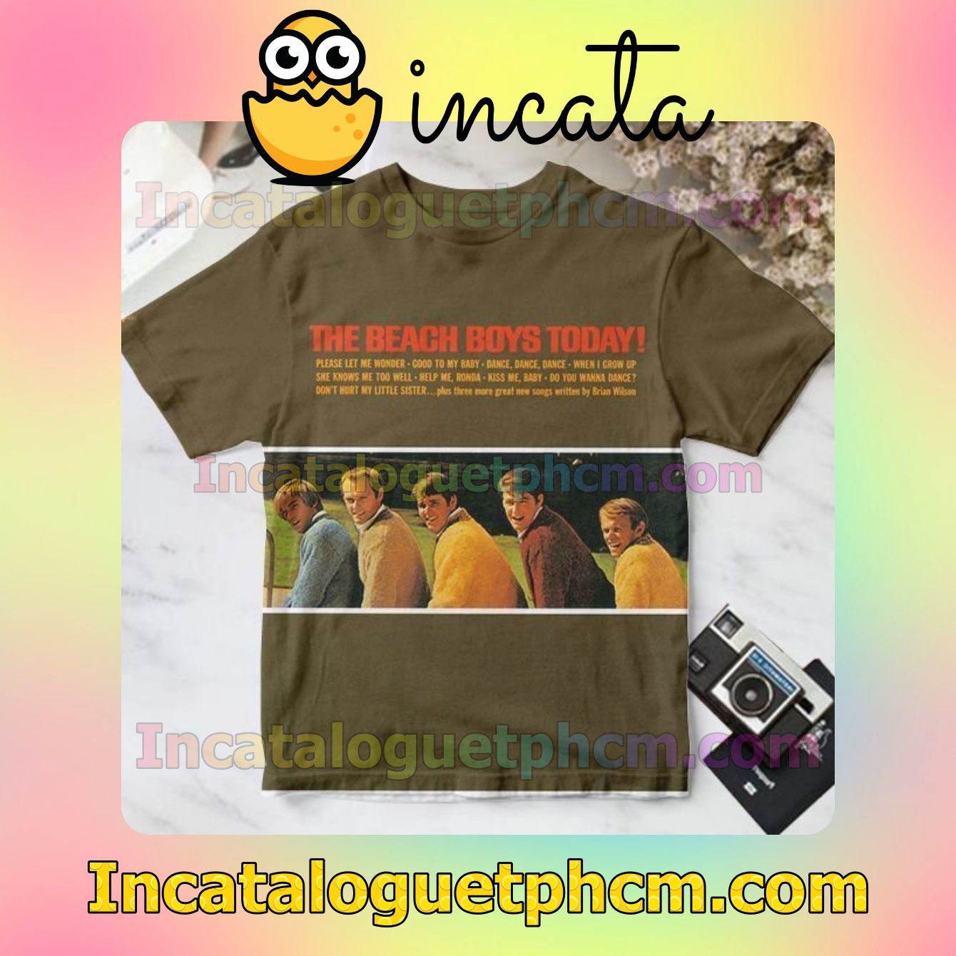 The Beach Boys Today Album Cover Style 2 For Fan Shirt