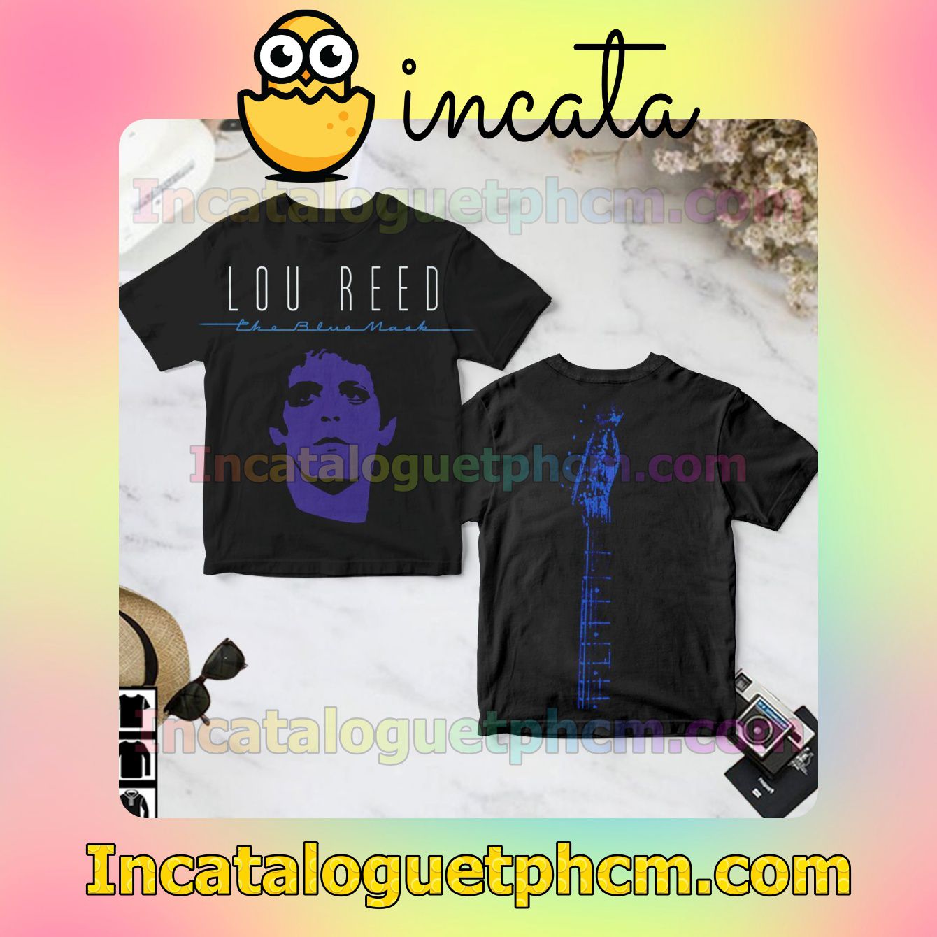 The Blue Mask Album By Lou Reed Black Gift Shirt