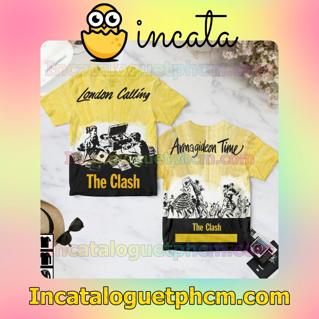 The Clash London Calling Yellow Gift Shirt