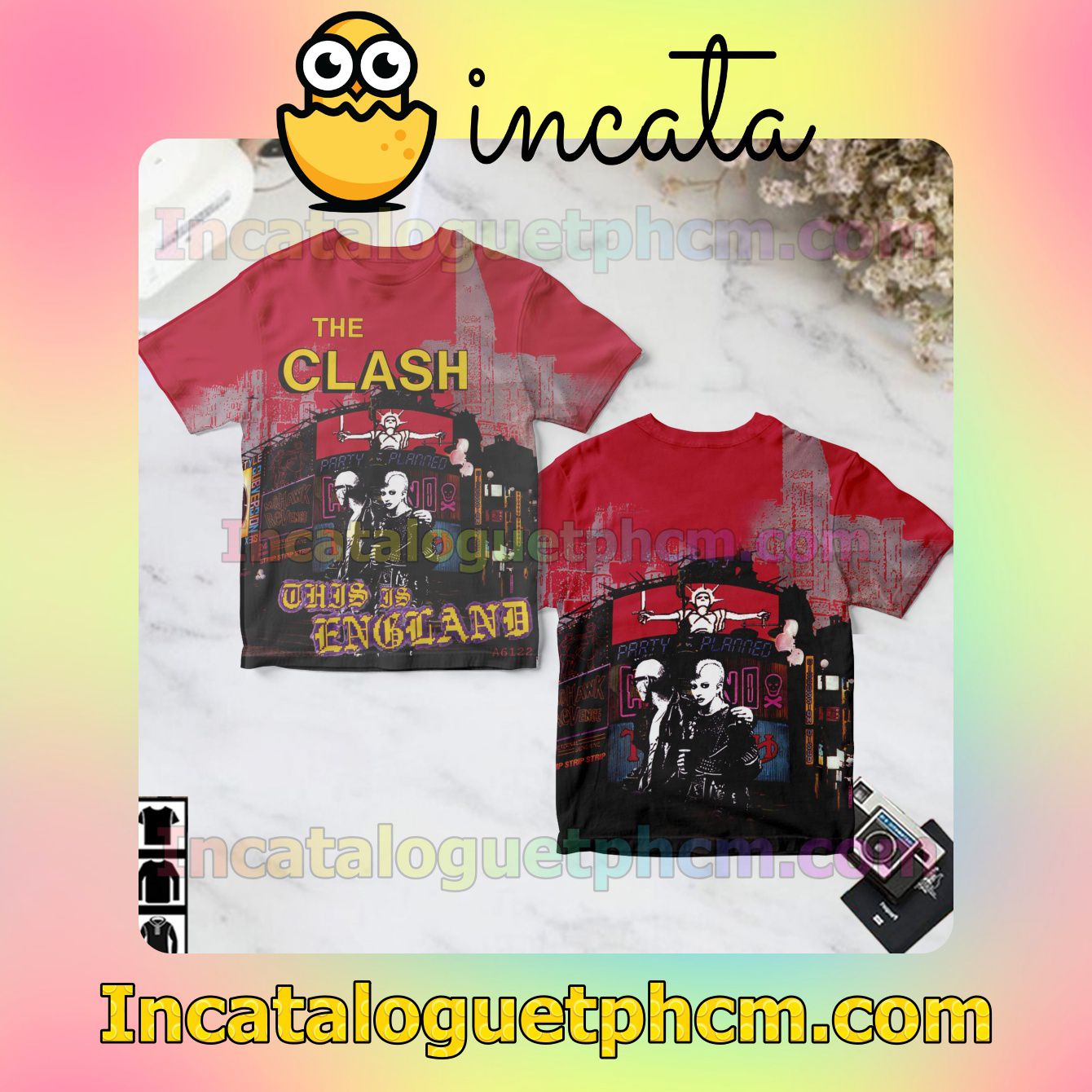The Clash This Is England Album Cover Gift Shirt