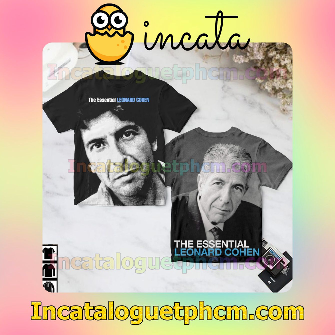 The Essential Leonard Cohen Album Cover Gift Shirt