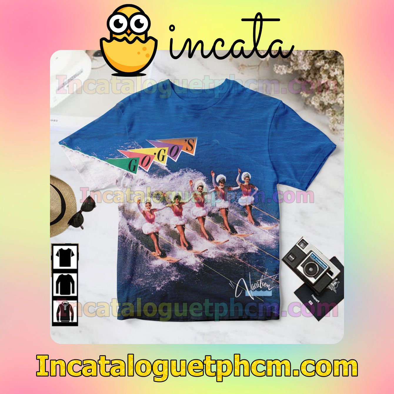 The Go-go's Vacation Album Cover Gift Shirt
