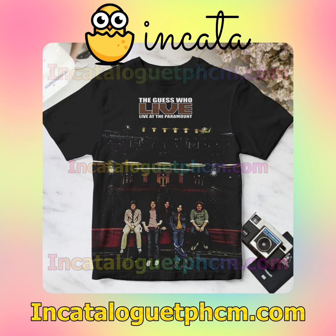 The Guess Who Live At The Paramount Album Cover For Fan Personalized T-Shirt