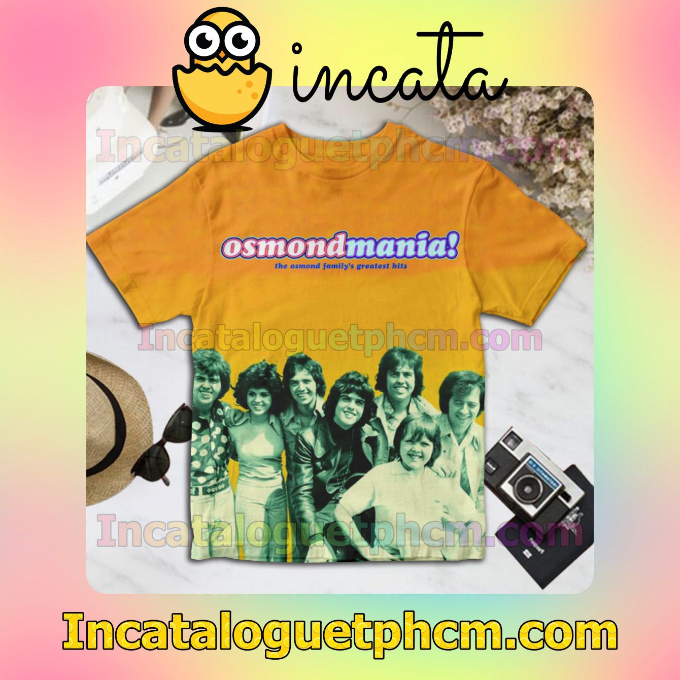 The Osmonds Osmondmania Compilation Album Cover Gift Shirt