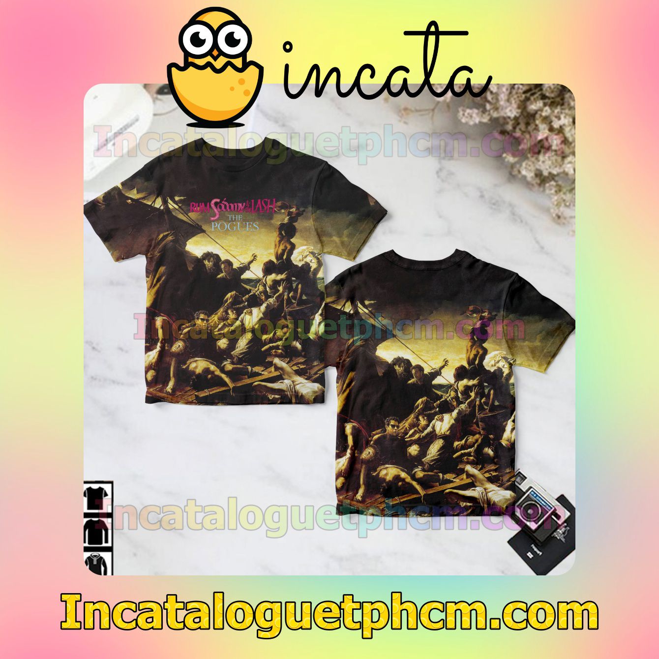 The Pogues Rum Sodomy And The Lash Album Cover Gift Shirt