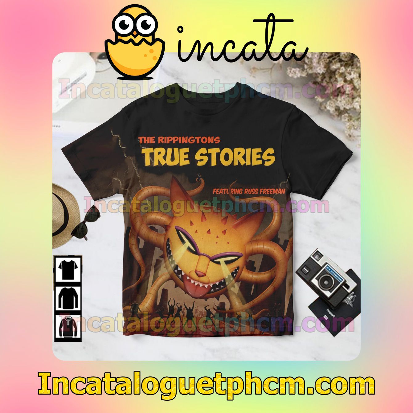 The Rippingtons True Stories Album Cover For Fan Shirt