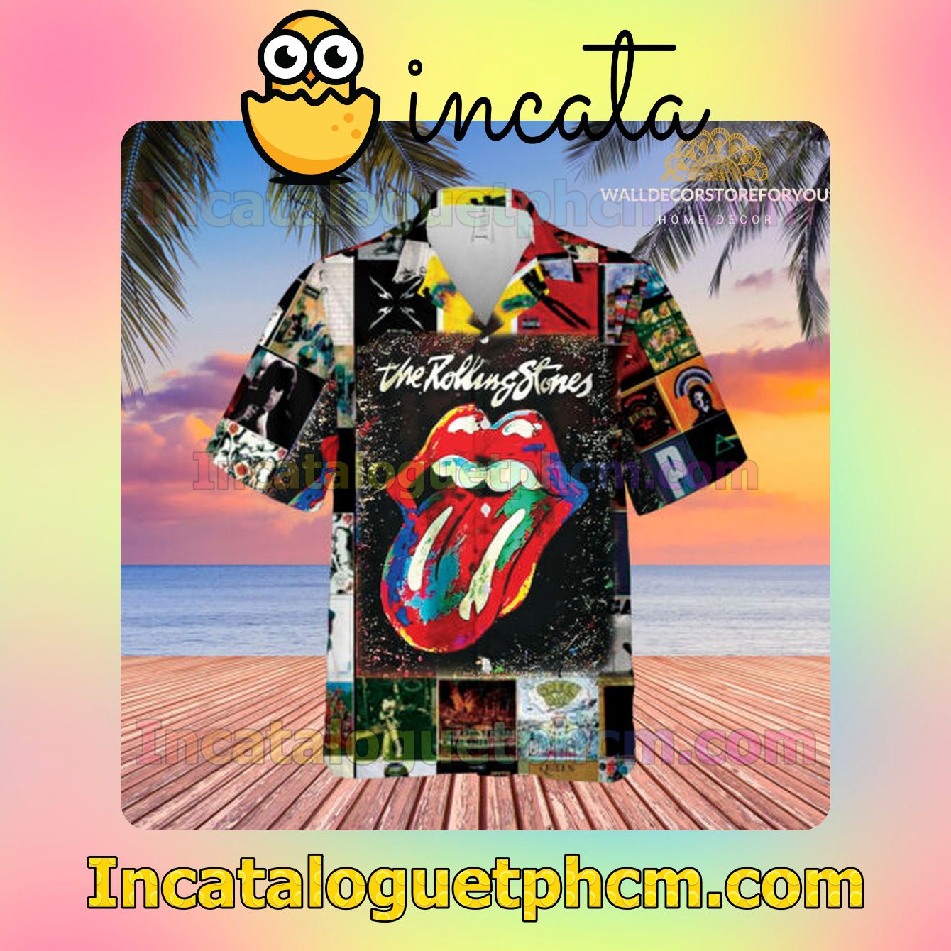 The Rolling Stones A Classic Beach Shirt