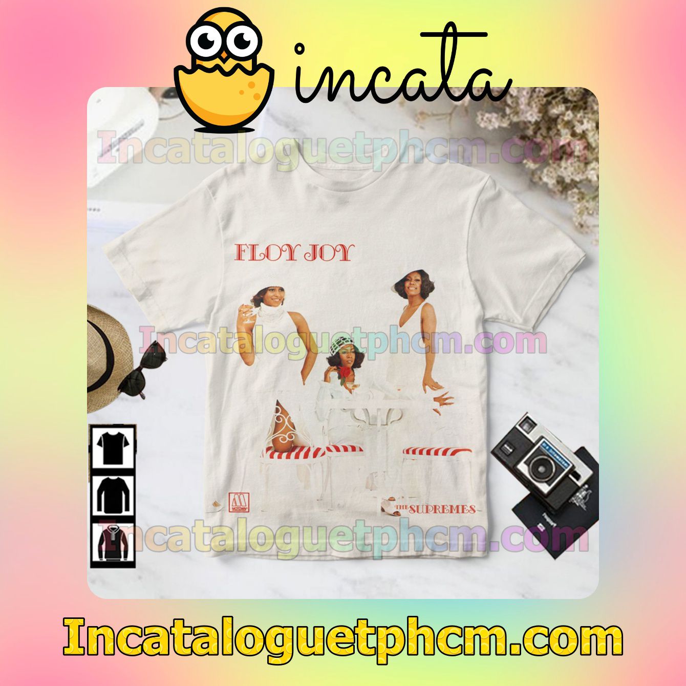 The Supremes Floy Joy Album Cover White For Fan Shirt