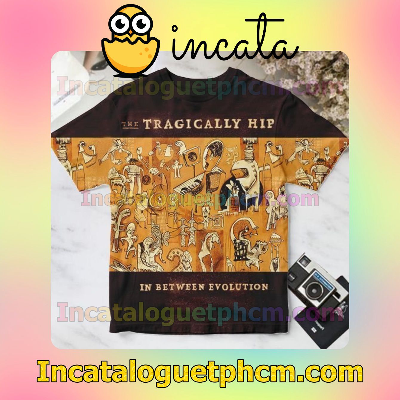 The Tragically Hip In Between Evolution Album Cover Personalized Shirt