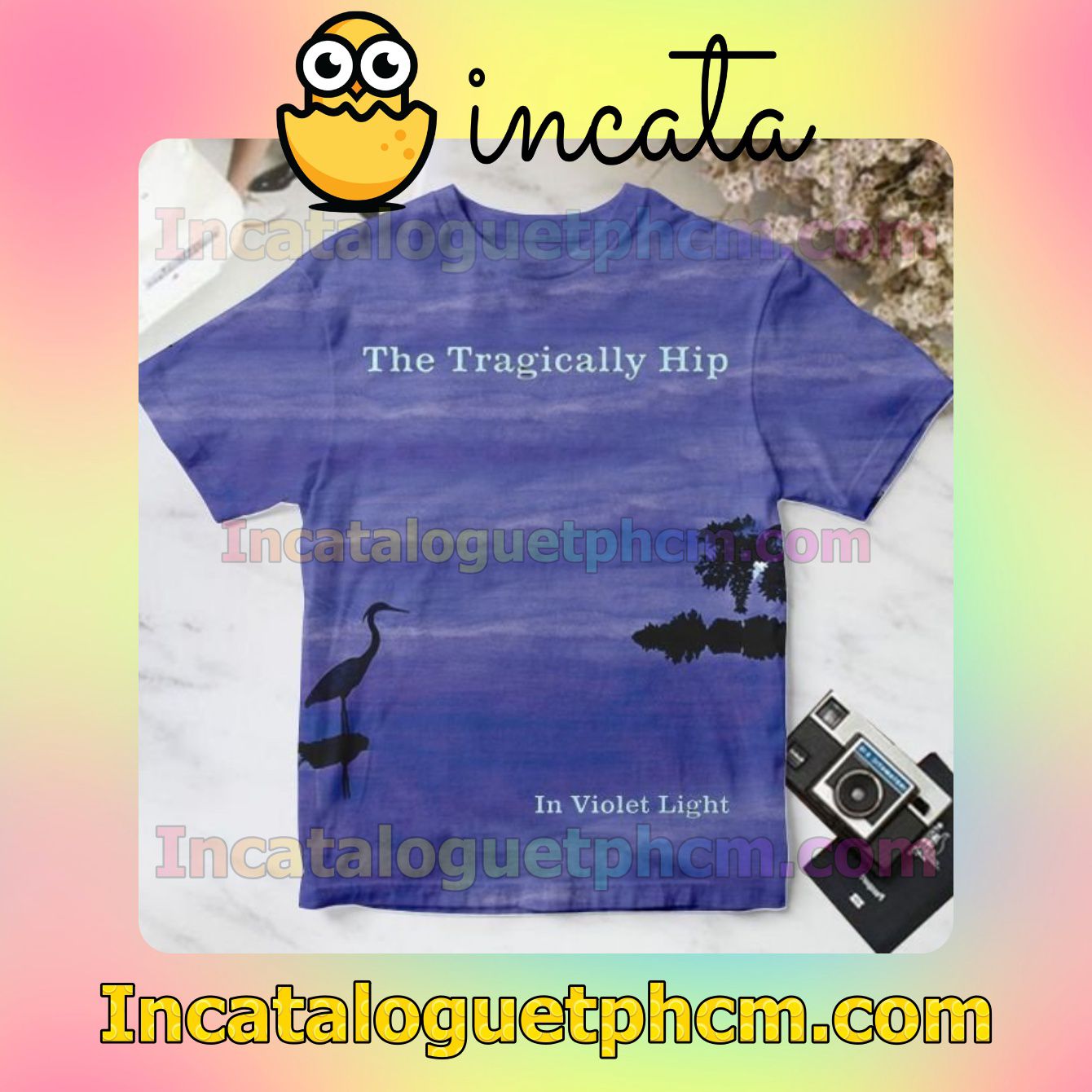 The Tragically Hip In Violet Light Album Cover Personalized Shirt