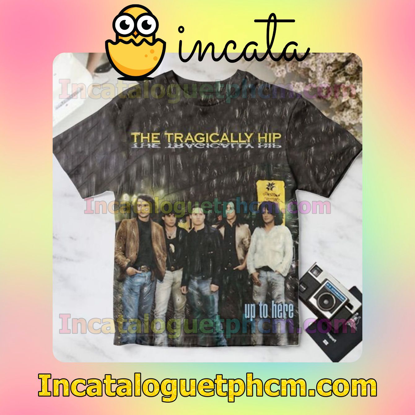 The Tragically Hip Up To Here Album Cover For Fan Personalized T-Shirt