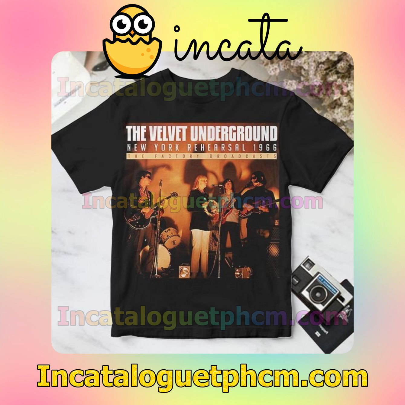 The Velvet Underground New York Rehearsal 1966 Album Cover Black Personalized Shirt