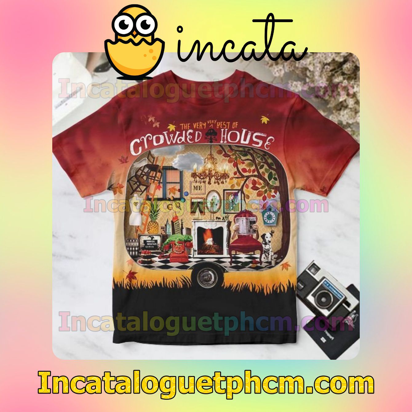 The Very Best Of Crowded House Album Cover Personalized Shirt
