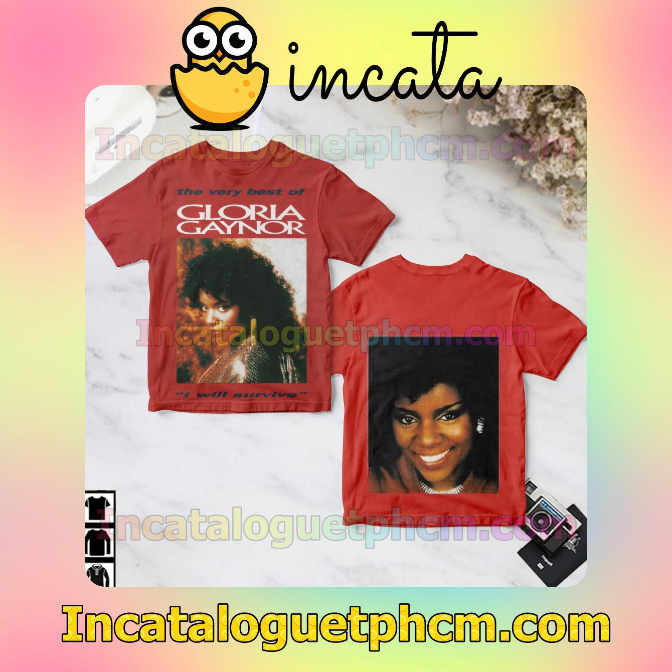 The Very Best Of Gloria Gaynor I Will Survive Album Cover Gift Shirt