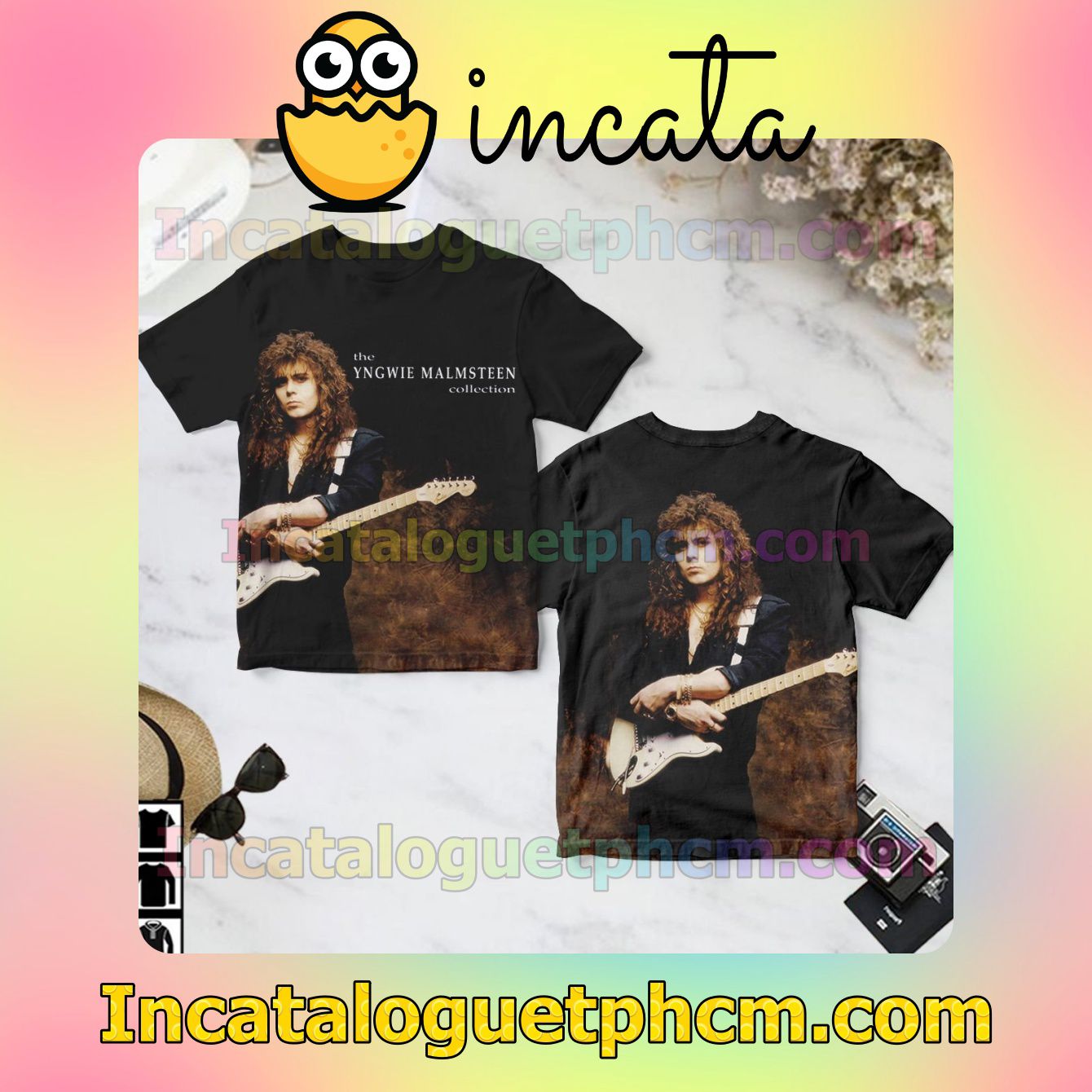 The Yngwie Malmsteen Collection Album Cover Gift Shirt