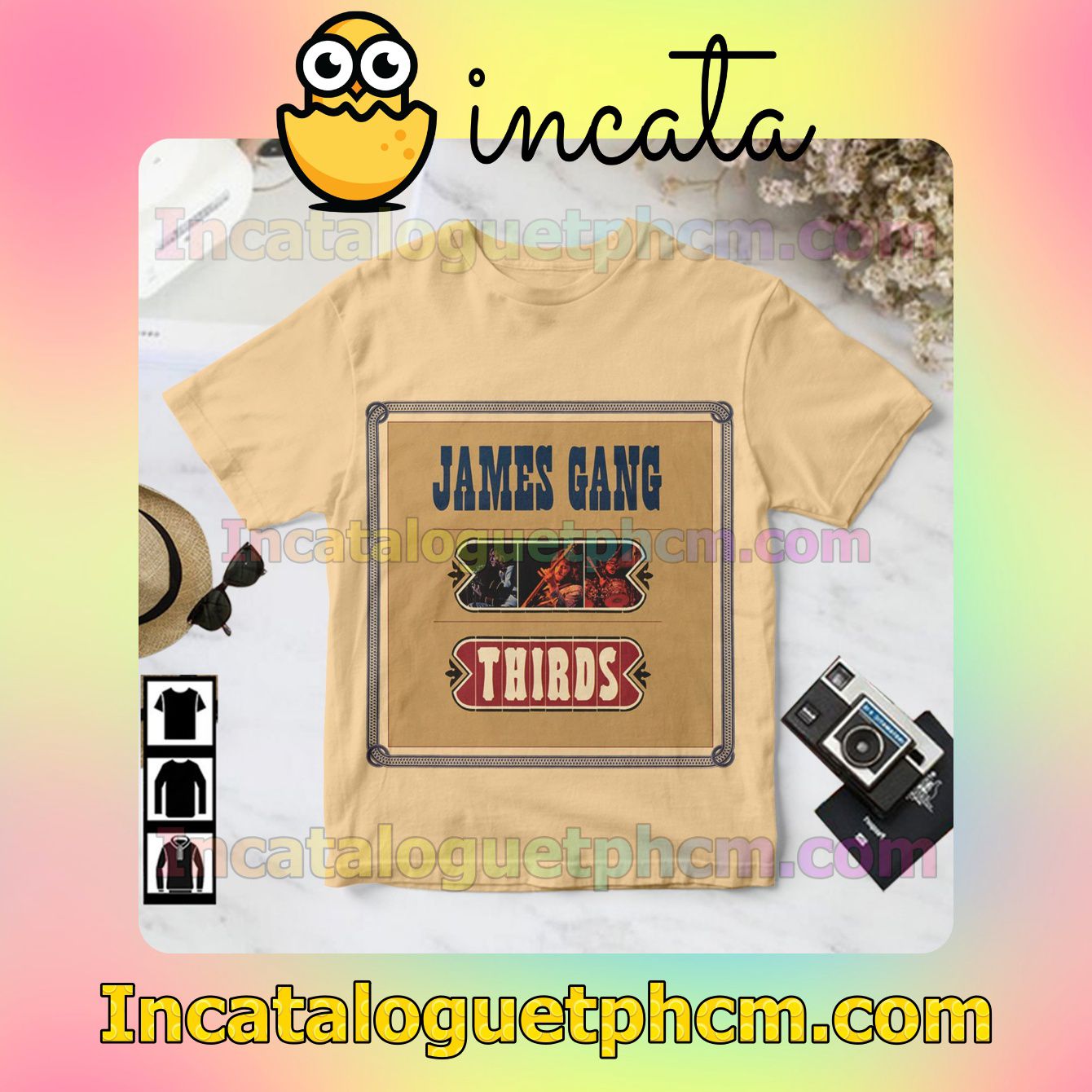 Thirds Album Cover By James Gang Gift Shirt