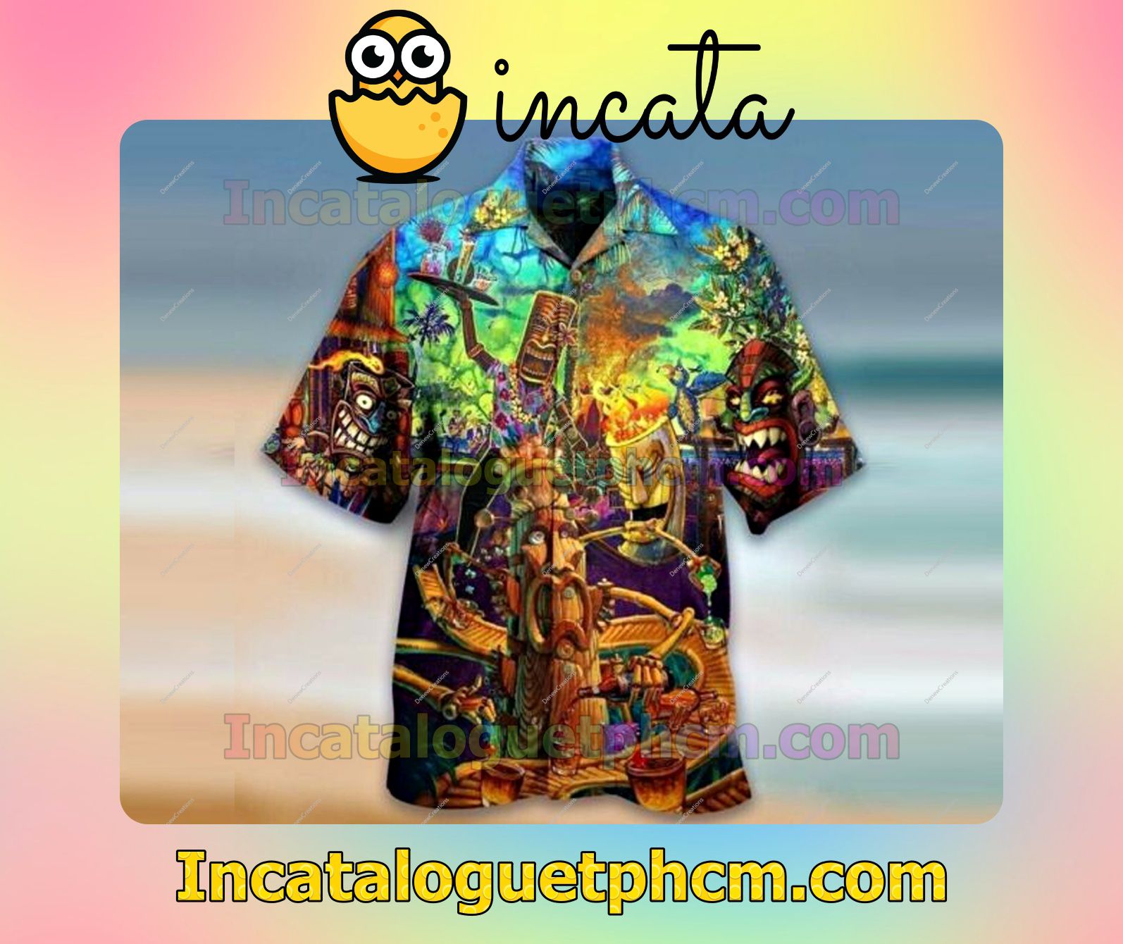 Tiki Bar Beach Shirt
