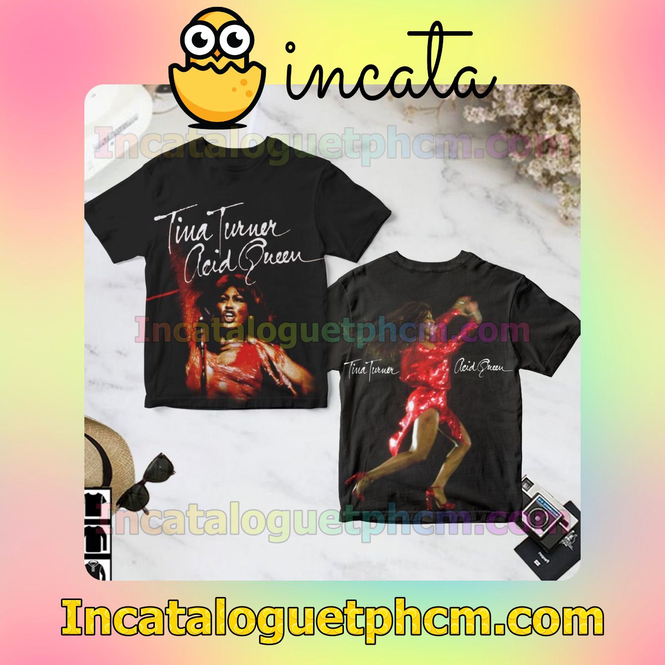 Tina Turner Acid Queen Album Cover Black Gift Shirt