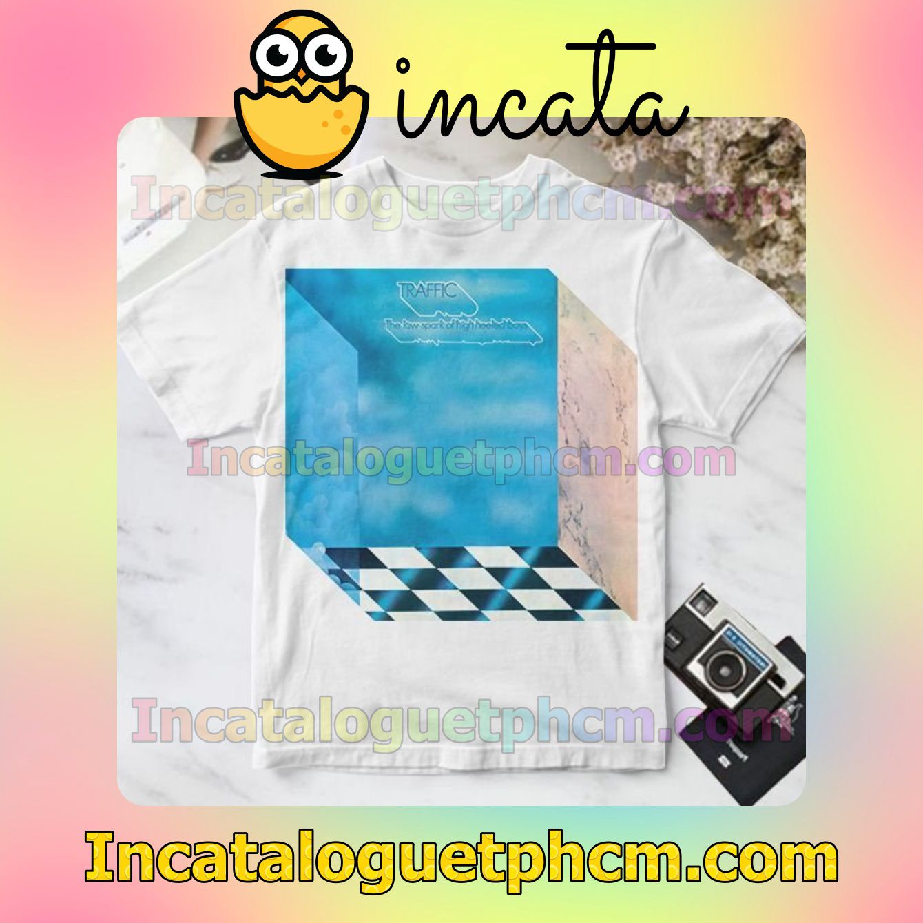 Traffic The Low Spark Of High Heeled Boys Album Cover White Personalized Shirt