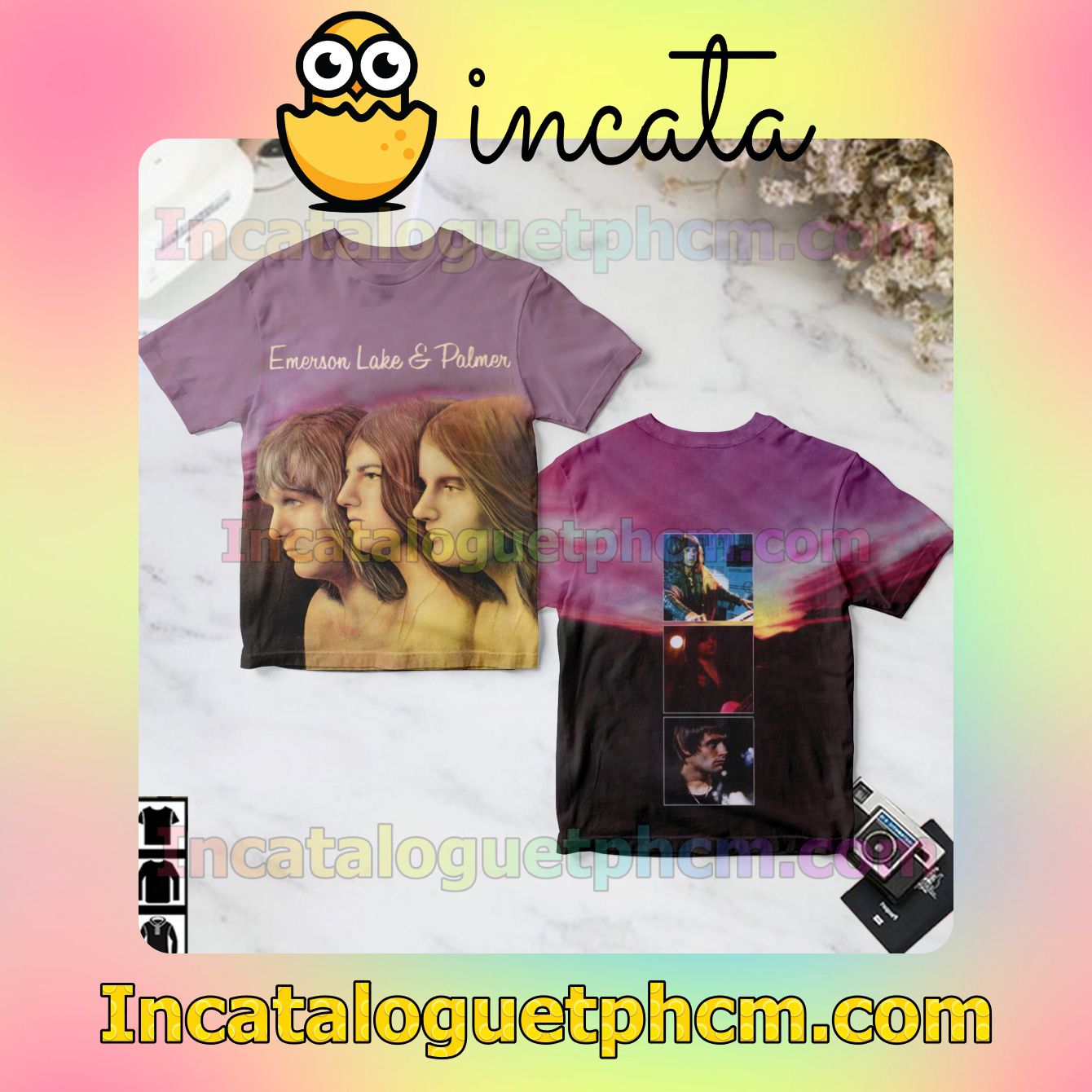 Trilogy Album By Emerson Lake And Palmer Gift Shirt