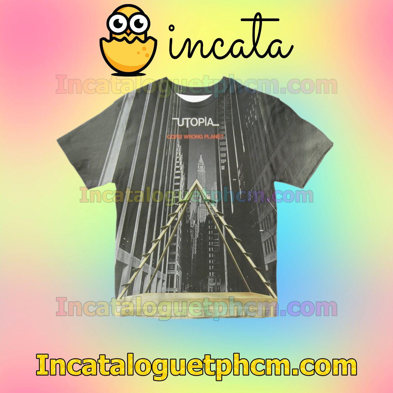 Utopia Oops Wrong Planet Album Cover Personalized Shirt