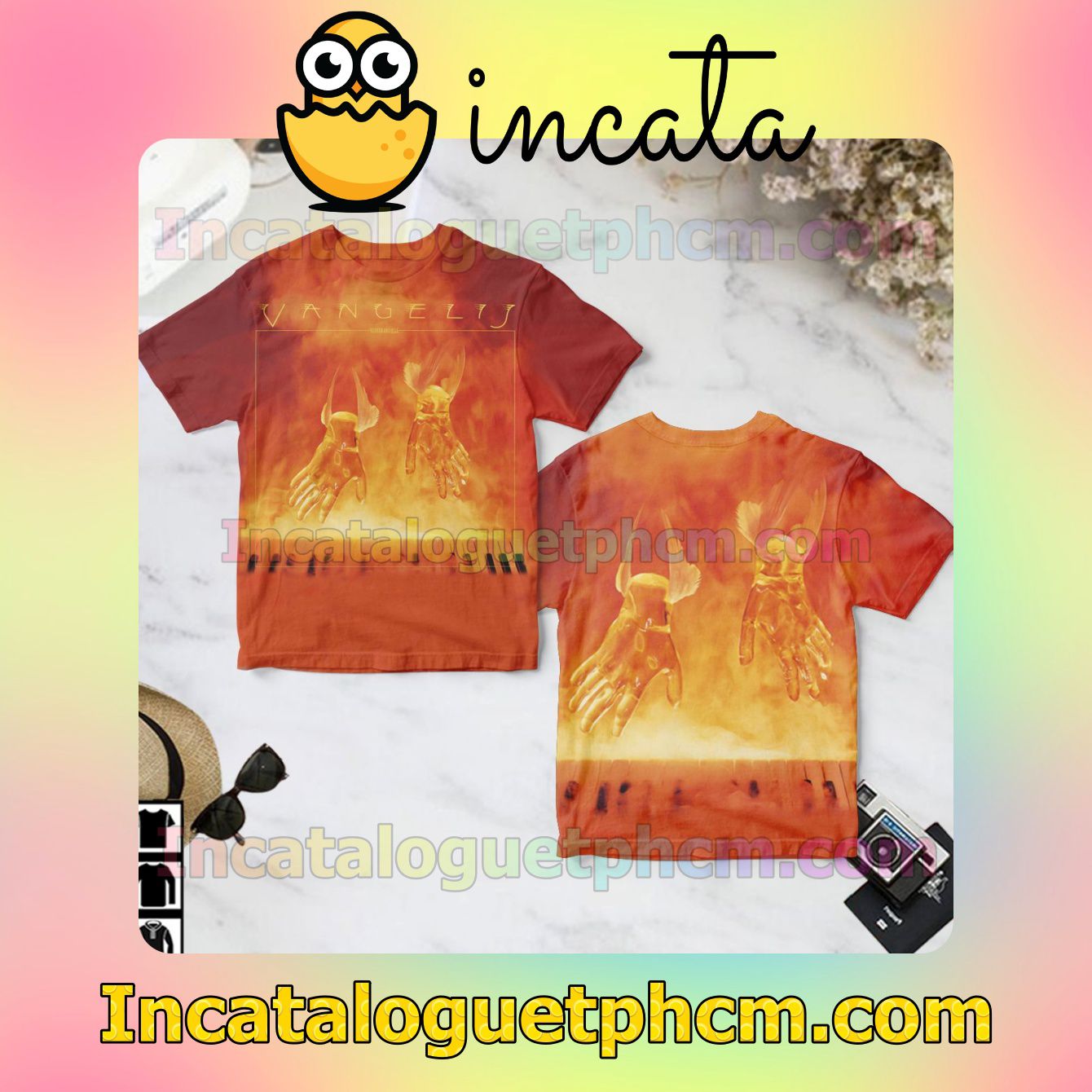 Vangelis Heaven And Hell Album Cover Gift Shirt
