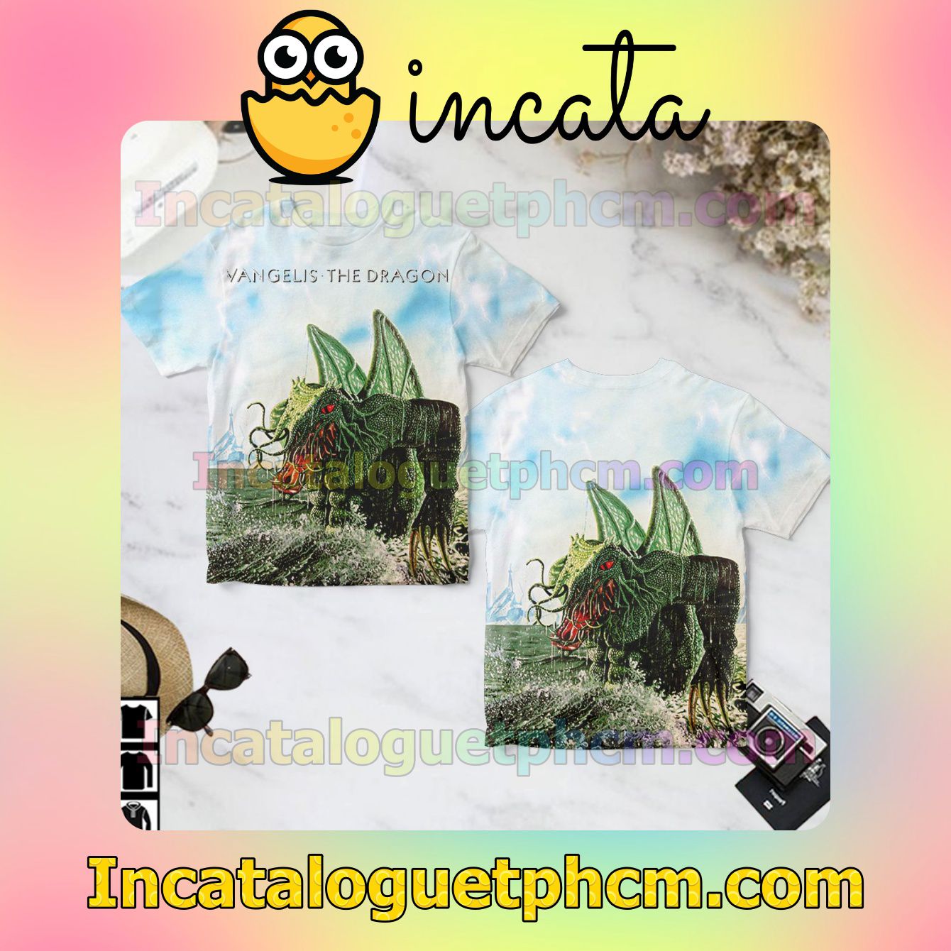 Vangelis The Dragon Album Cover Gift Shirt