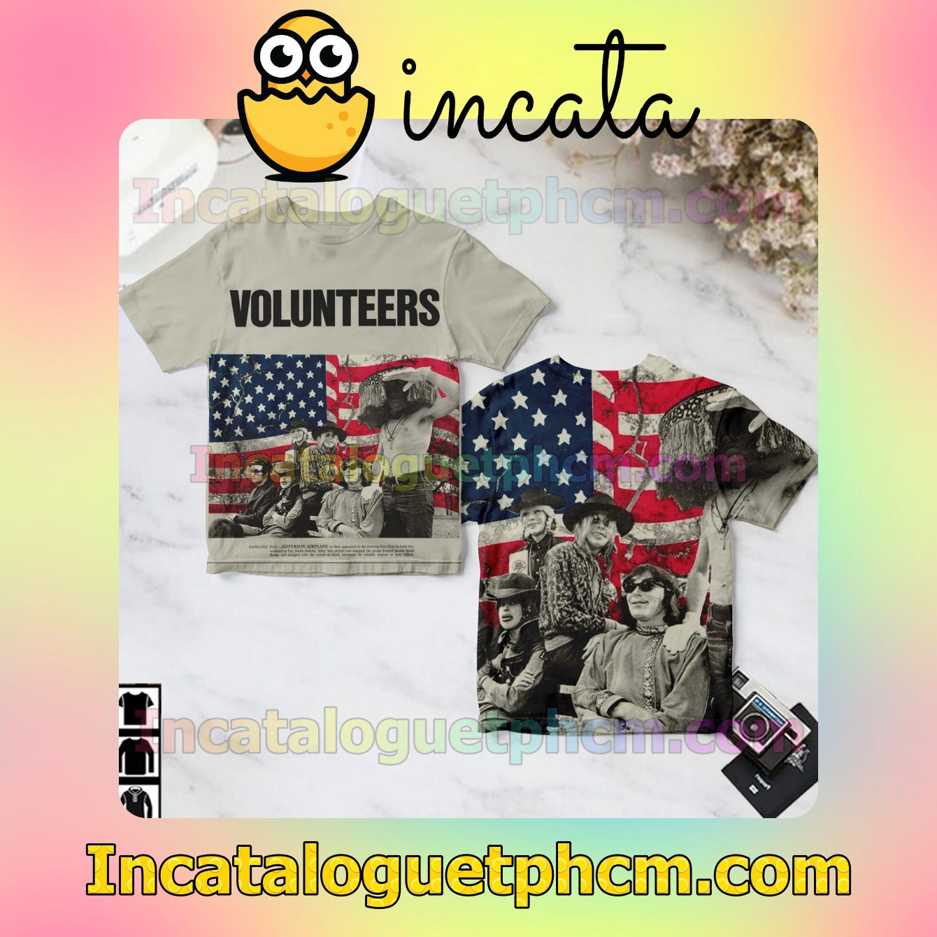 Volunteers Album Cover By Jefferson Airplane Gift Shirt