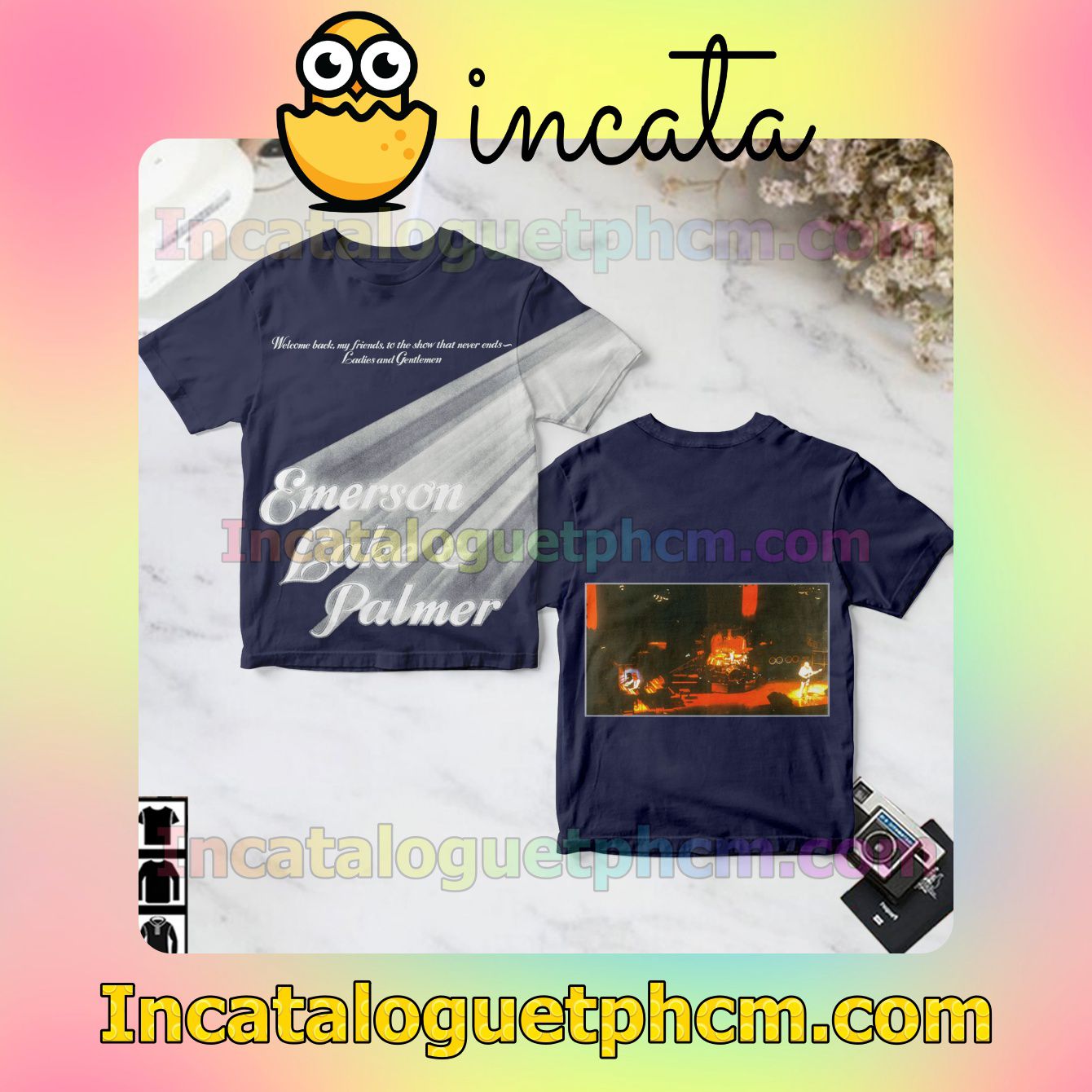 Welcome Back My Friends To The Show That Never Ends Album By Emerson Lake And Palmer Gift Shirt
