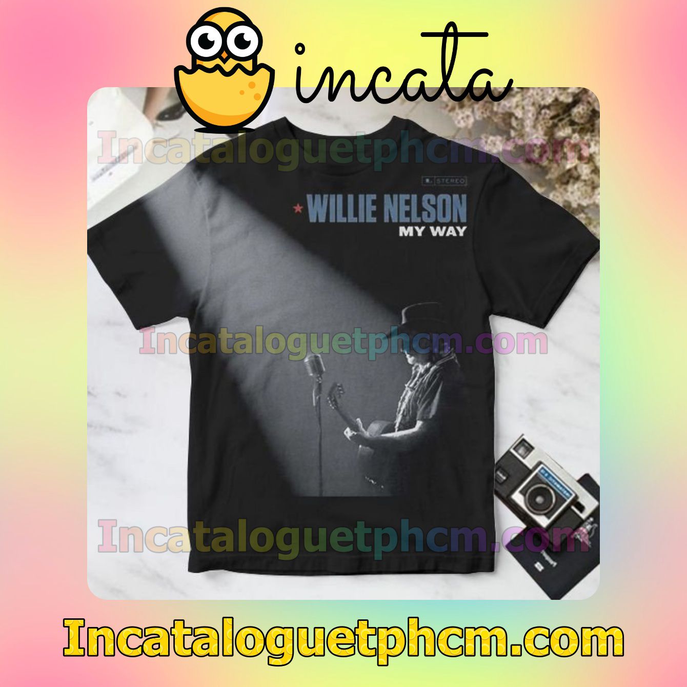 Willie Nelson My Way Album Cover Personalized Shirt