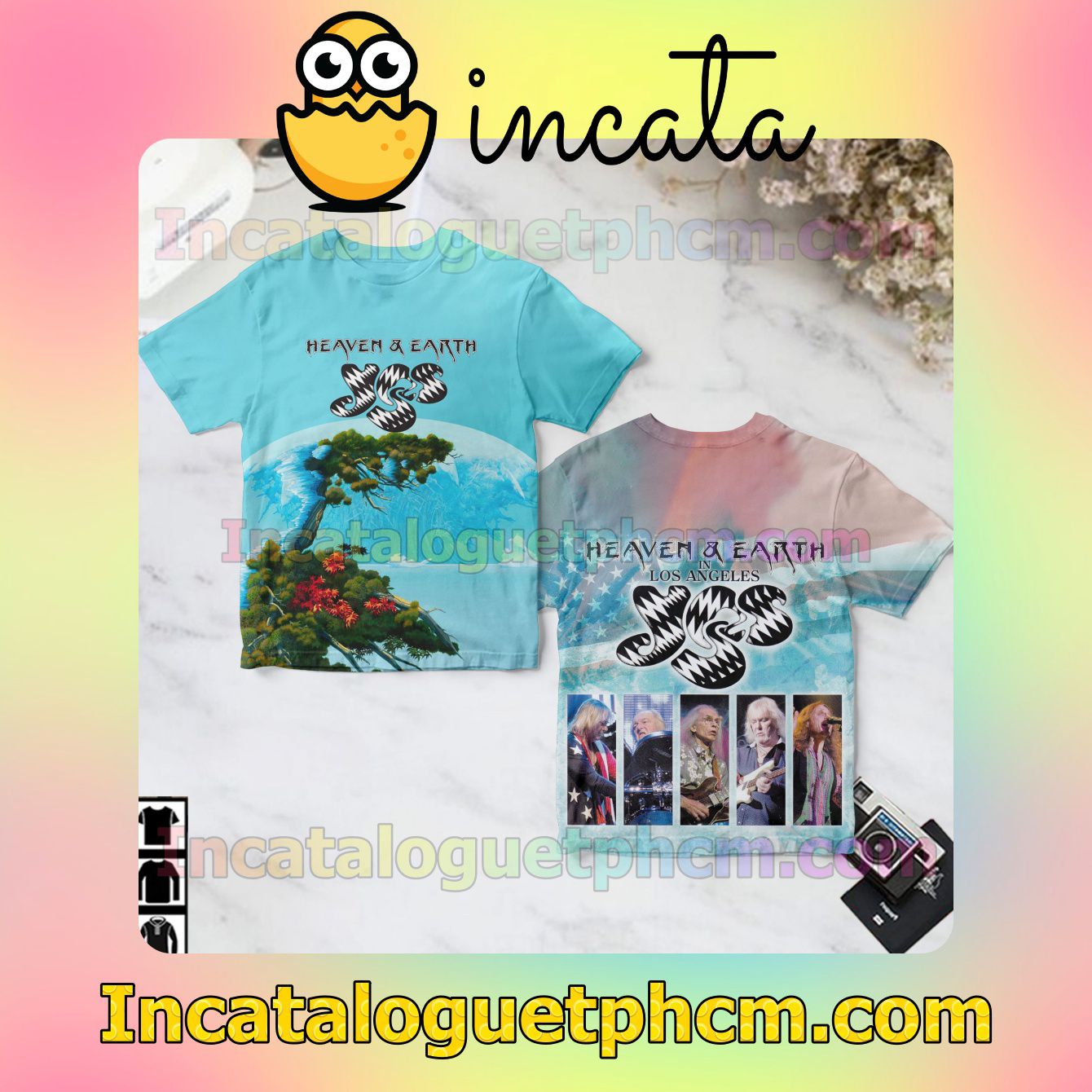 Yes Heaven And Earth Album Cover Gift Shirt