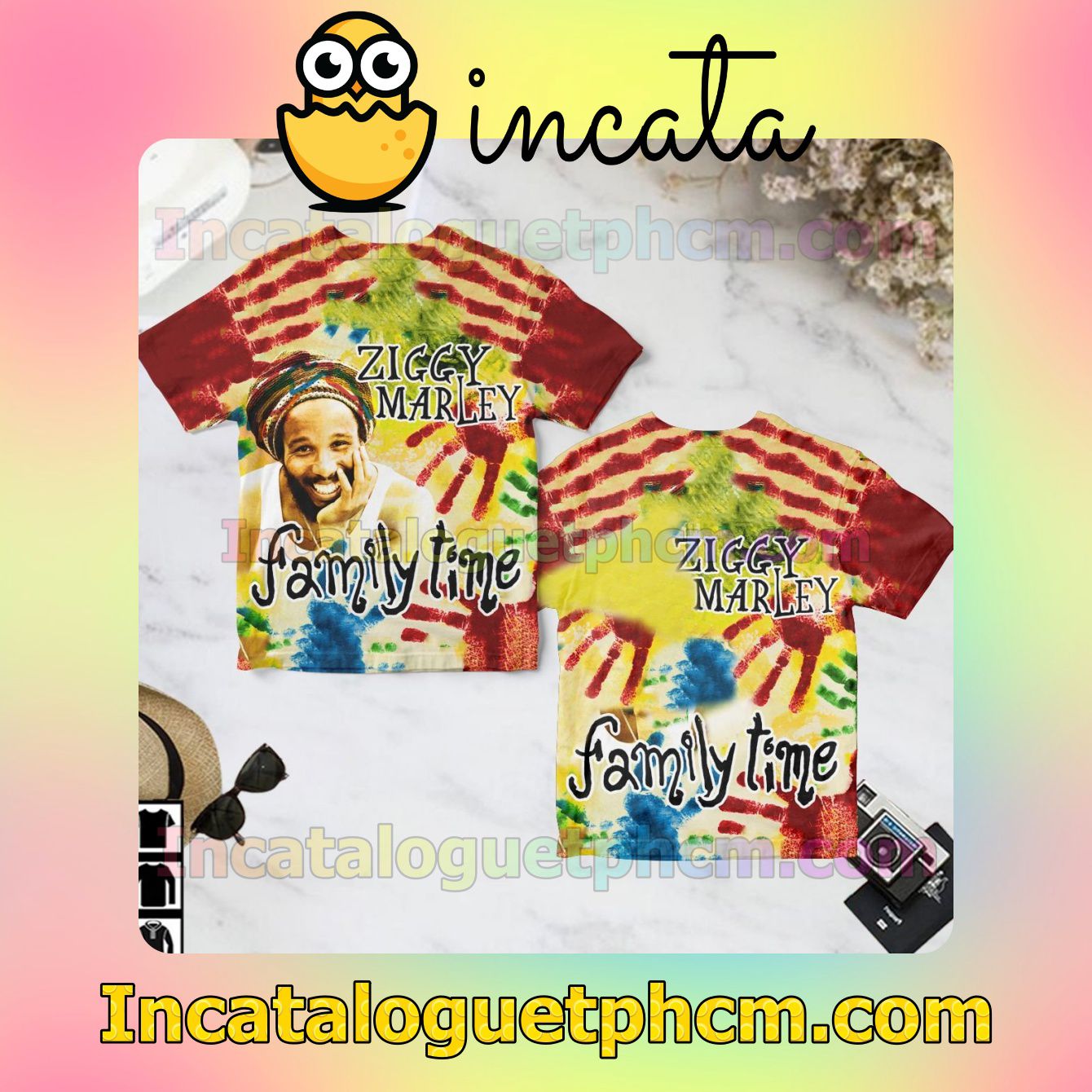 Ziggy Marley Family Time Album Cover Gift Shirt