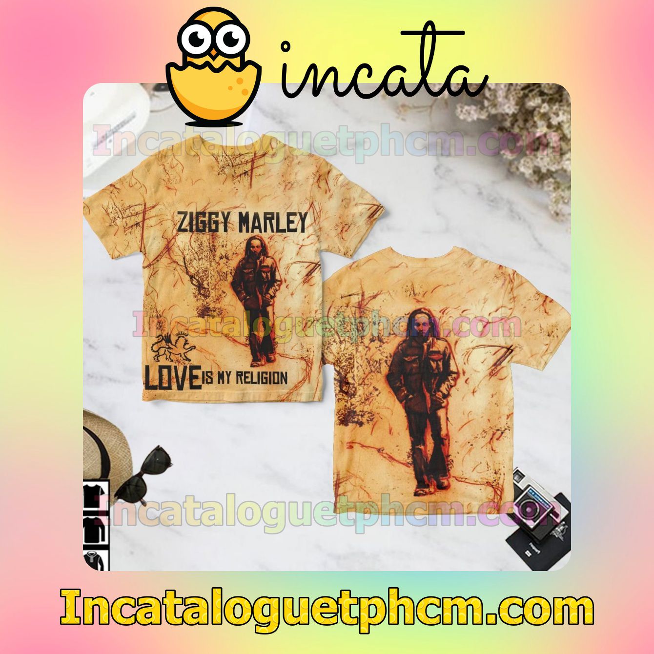 Ziggy Marley Love Is My Religion Album Cover Gift Shirt