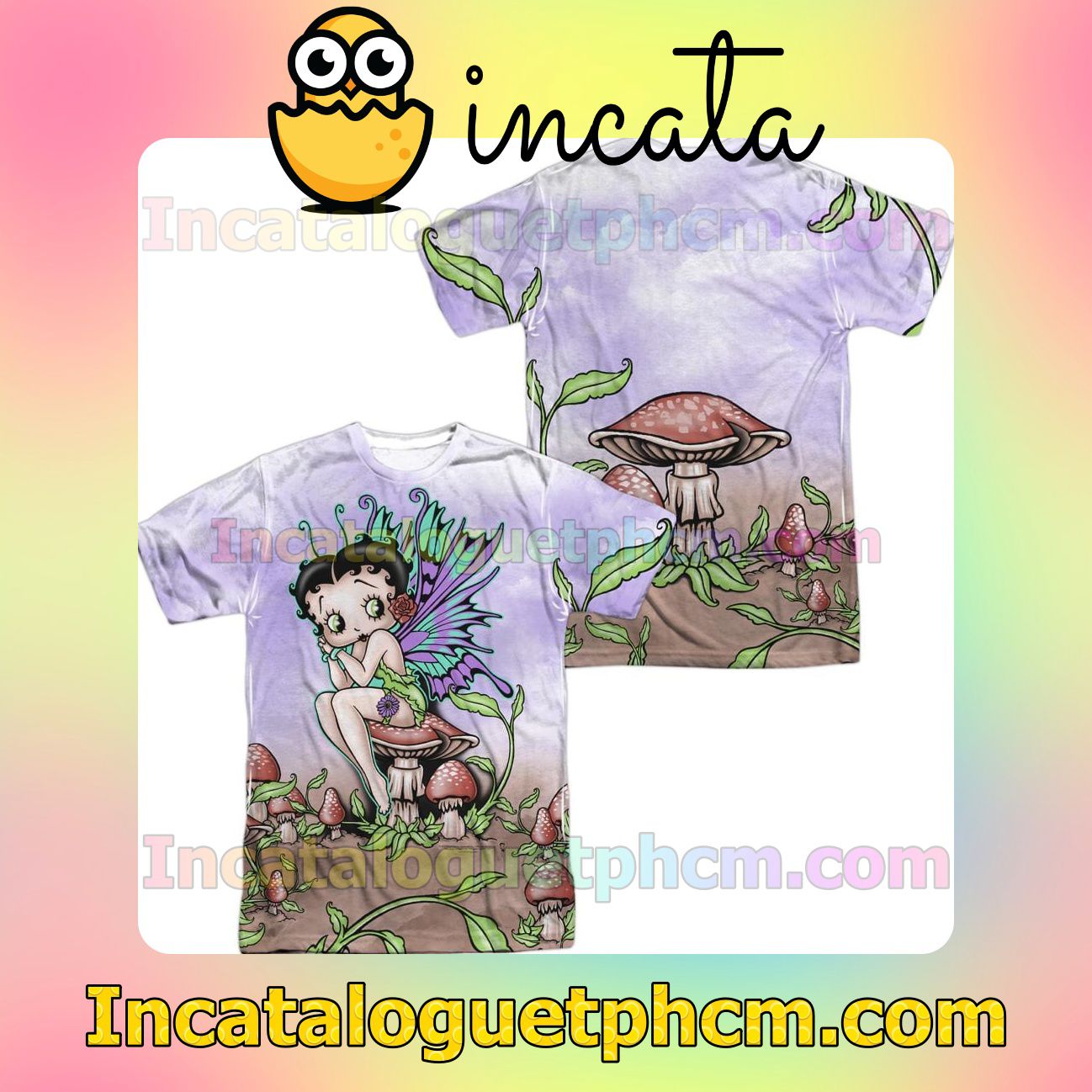 Adorable Betty Boop Fairy Personalized T-Shirts