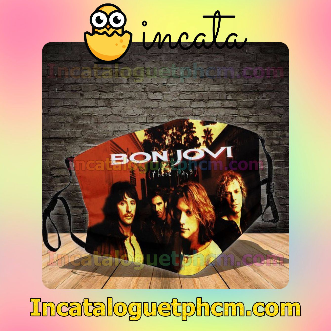 Bon Jovi These Days Album Cover Cotton Masks