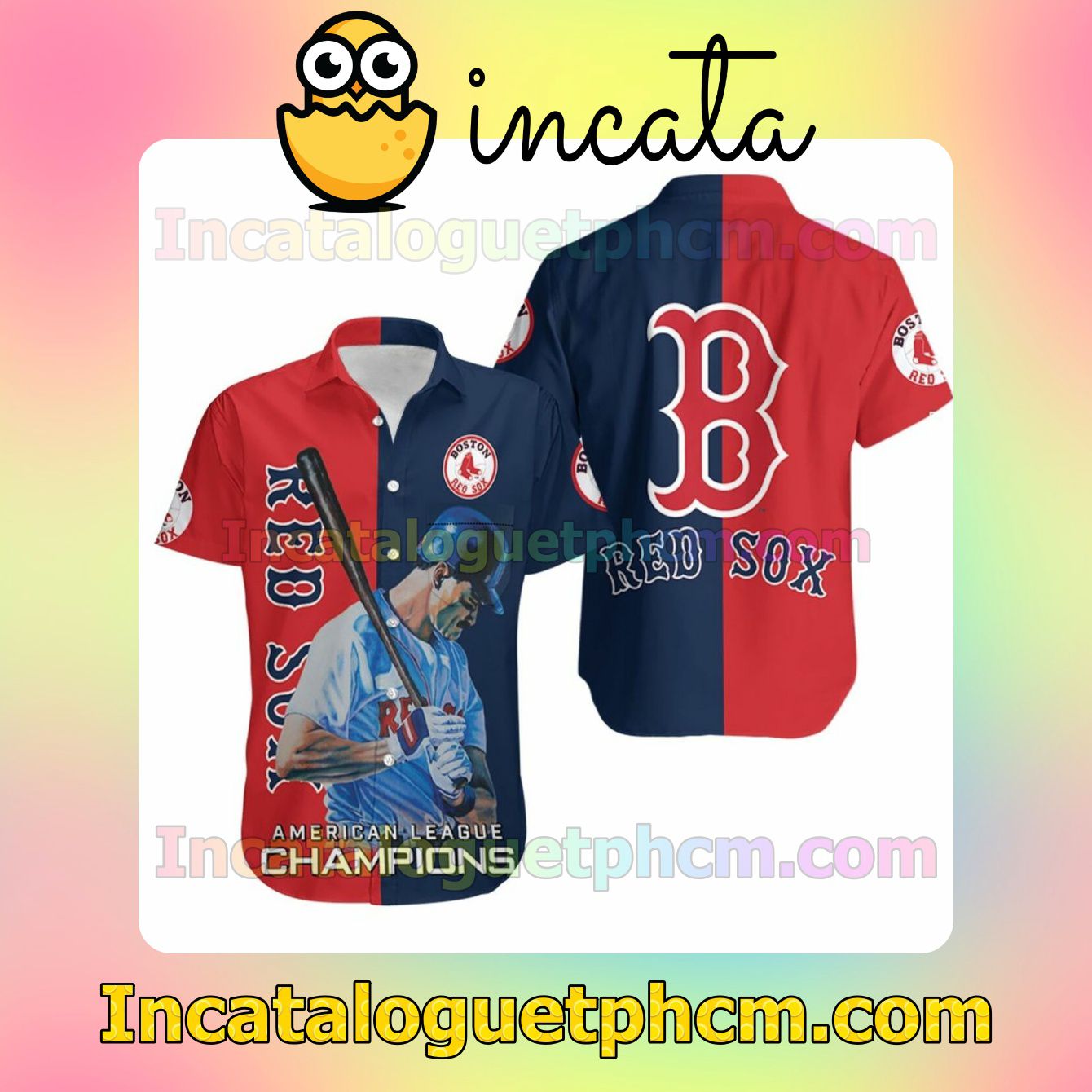 Boston Red Sox Legend Jim Rice 14 American League Champions Custom Short Sleeve Shirt