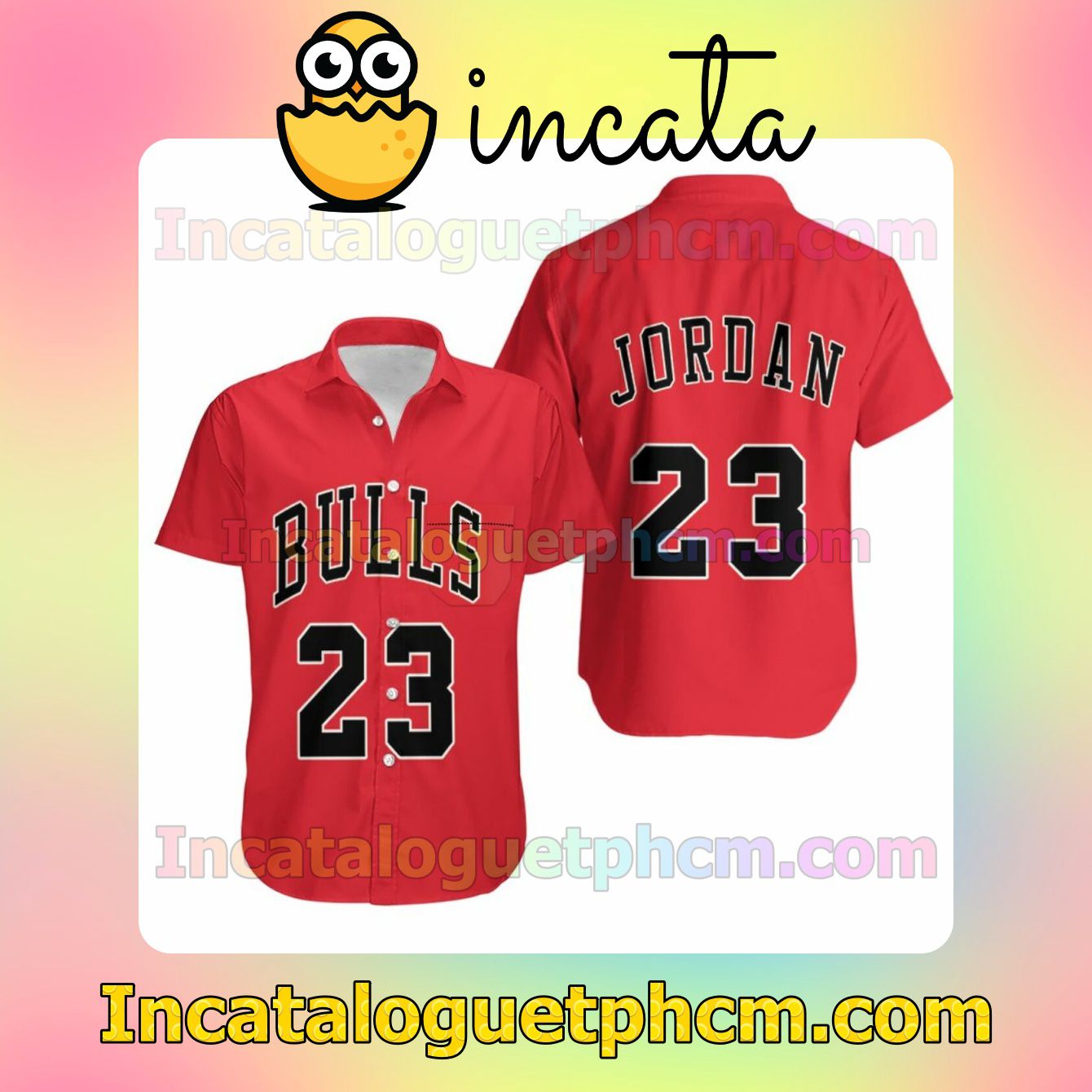 Chicago Bulls Michael Jordan 23 Nba Throwback Red Jersey Inspired Custom Short Sleeve Shirt