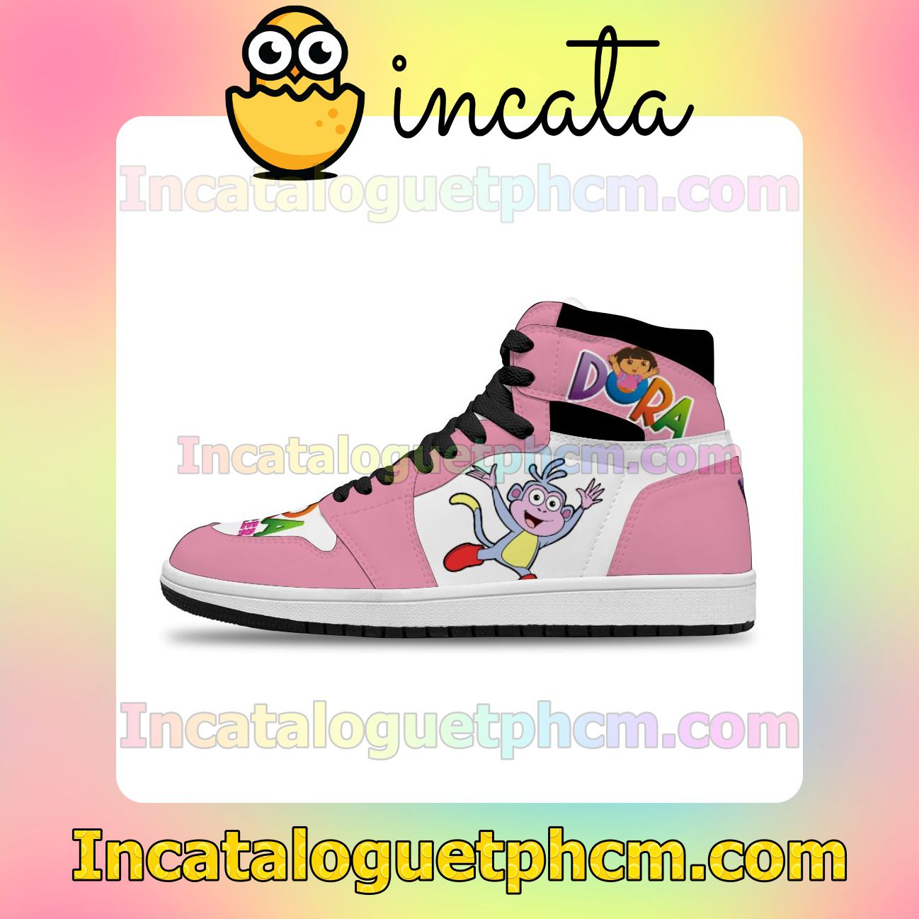 Dora The Explorer Boots Air Jordan 1 Inspired Shoes