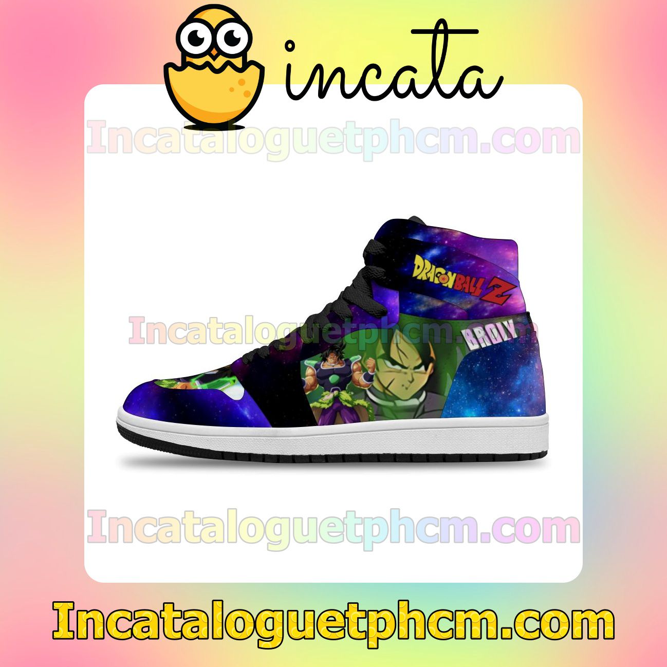 Dragon Ball Broly Air Jordan 1 Inspired Shoes