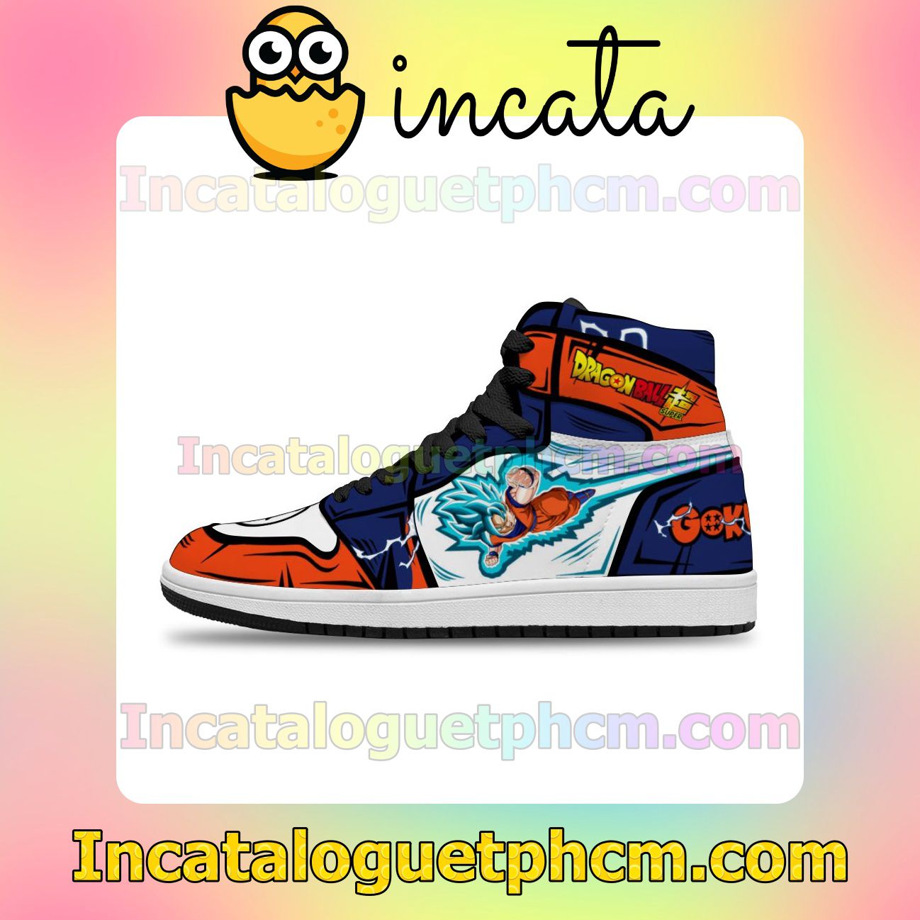 Dragon Ball DBZ Goku Air Jordan 1 Inspired Shoes